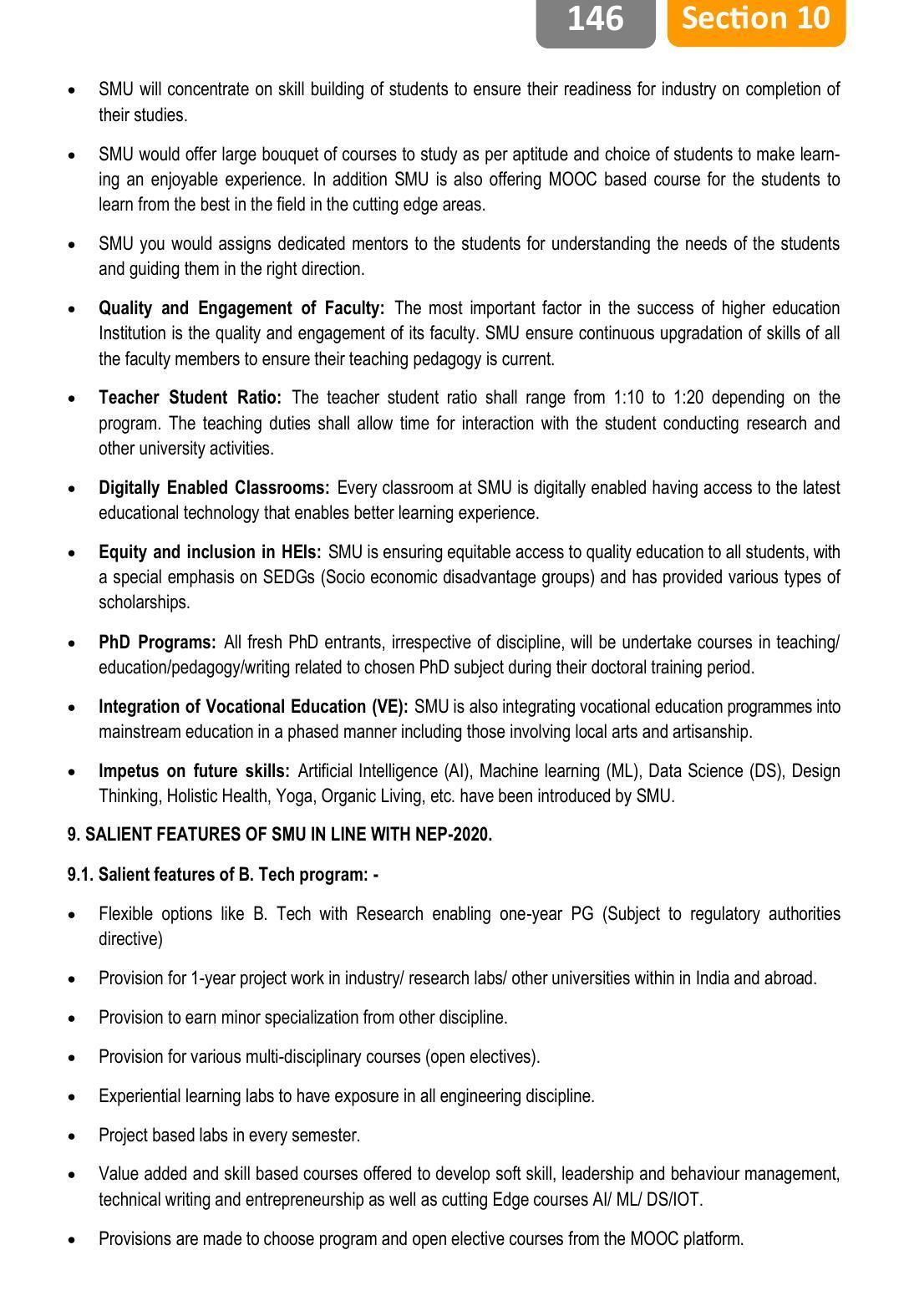 Sikkim Manipal University, Manipal SMU Prospectus -2022 - Page 152