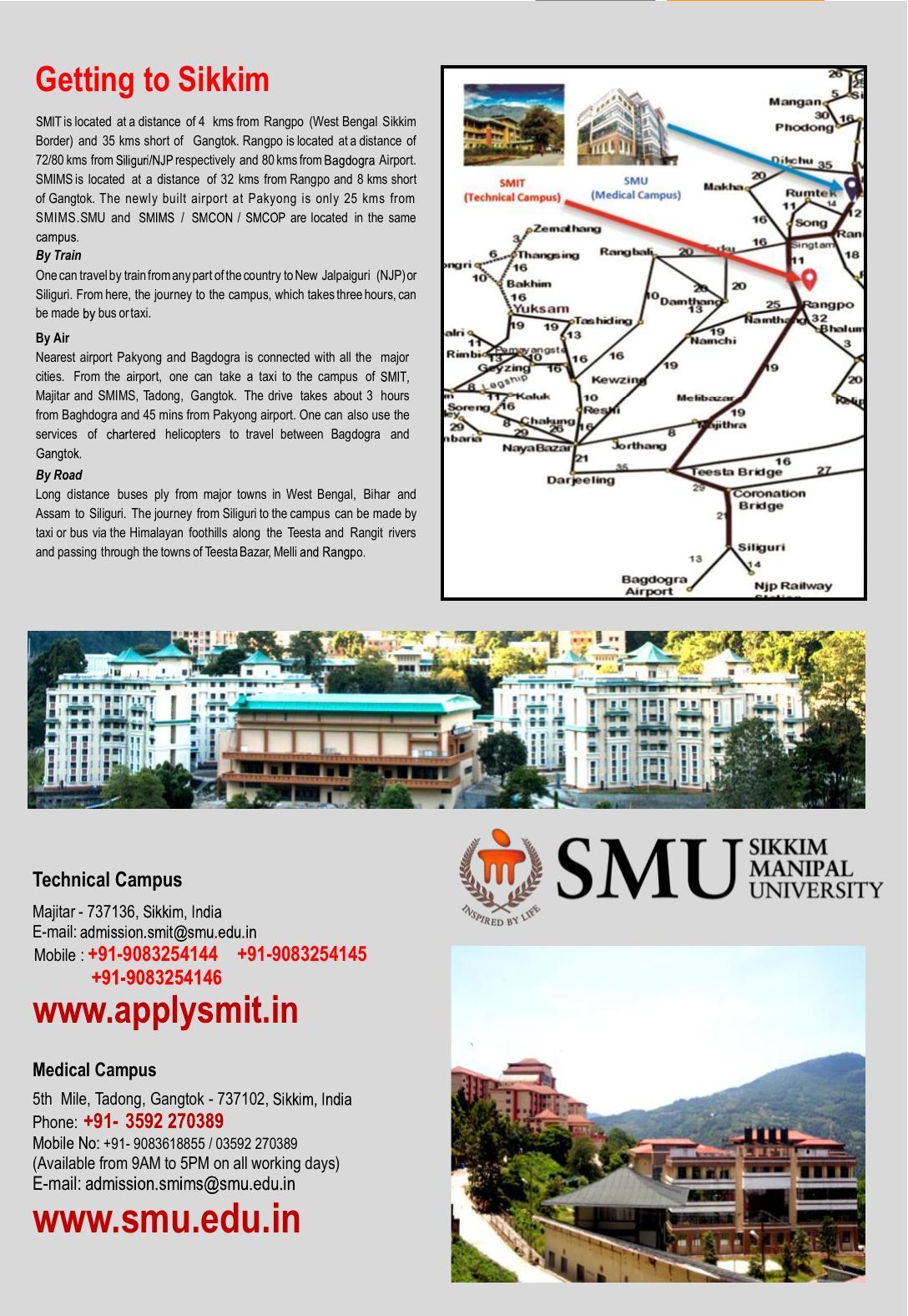 Sikkim Manipal University, Manipal SMU Prospectus -2022 - Page 173
