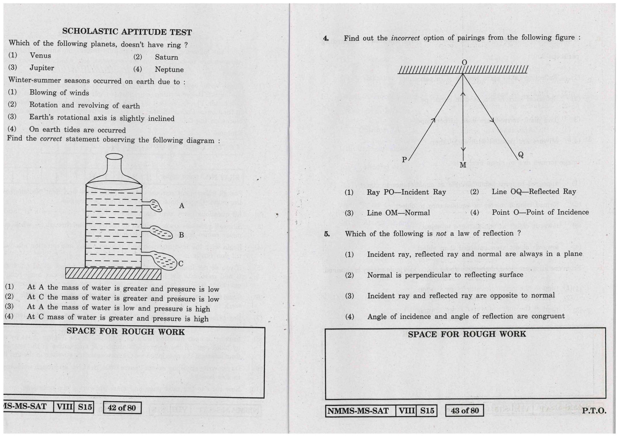 SAT MARATHI WITH ENGLISH VERSION 2015-16 Class 8 Maharashtra NMMS Question Papers - Page 22