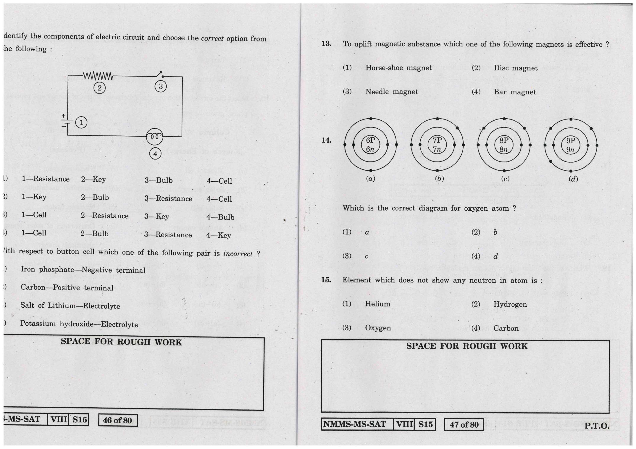 SAT MARATHI WITH ENGLISH VERSION 2015-16 Class 8 Maharashtra NMMS Question Papers - Page 24