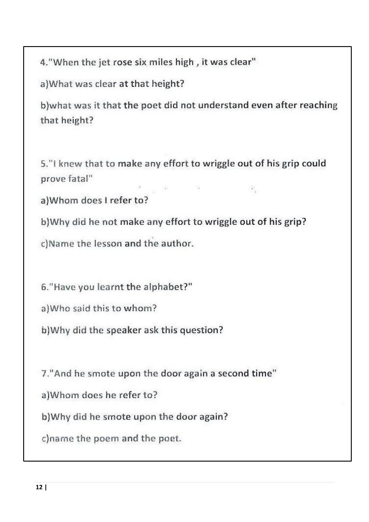 CBSE Class 8 English Worksheet Auxilary Verbs Assignment - Page 6
