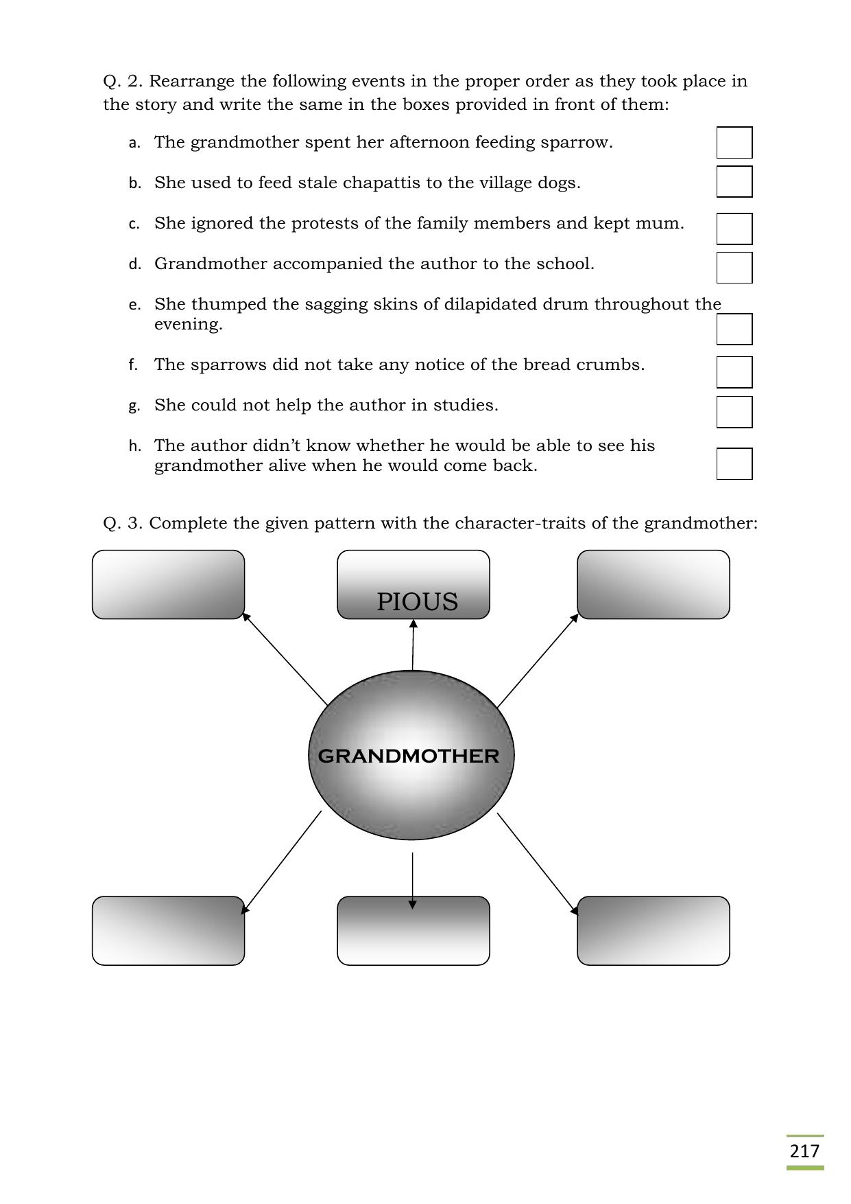 CBSE Worksheets for Class 11 English The potrait of a lady questions answers - Page 2