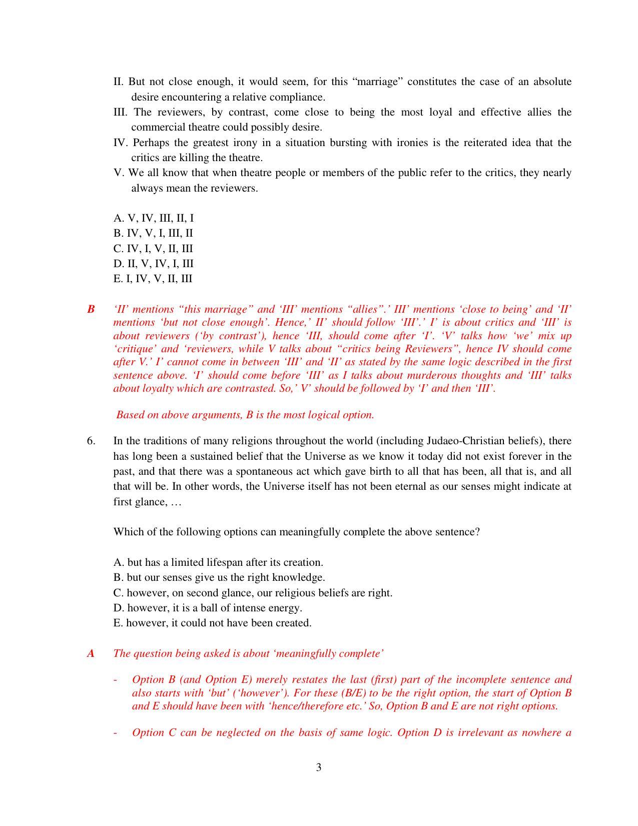 XAT 2015 Set A  Question Papers - Page 4