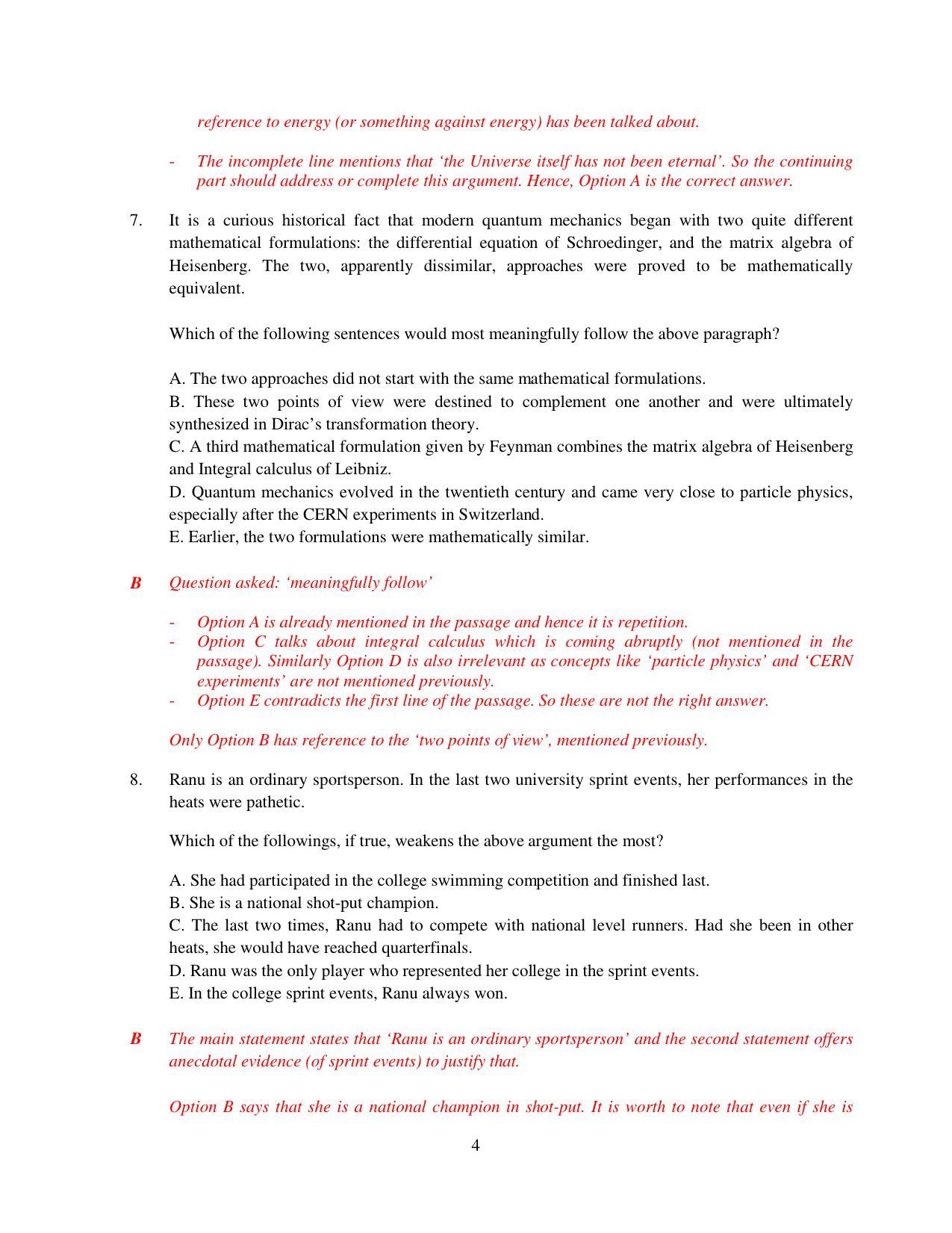 XAT 2015 Set A  Question Papers - Page 5