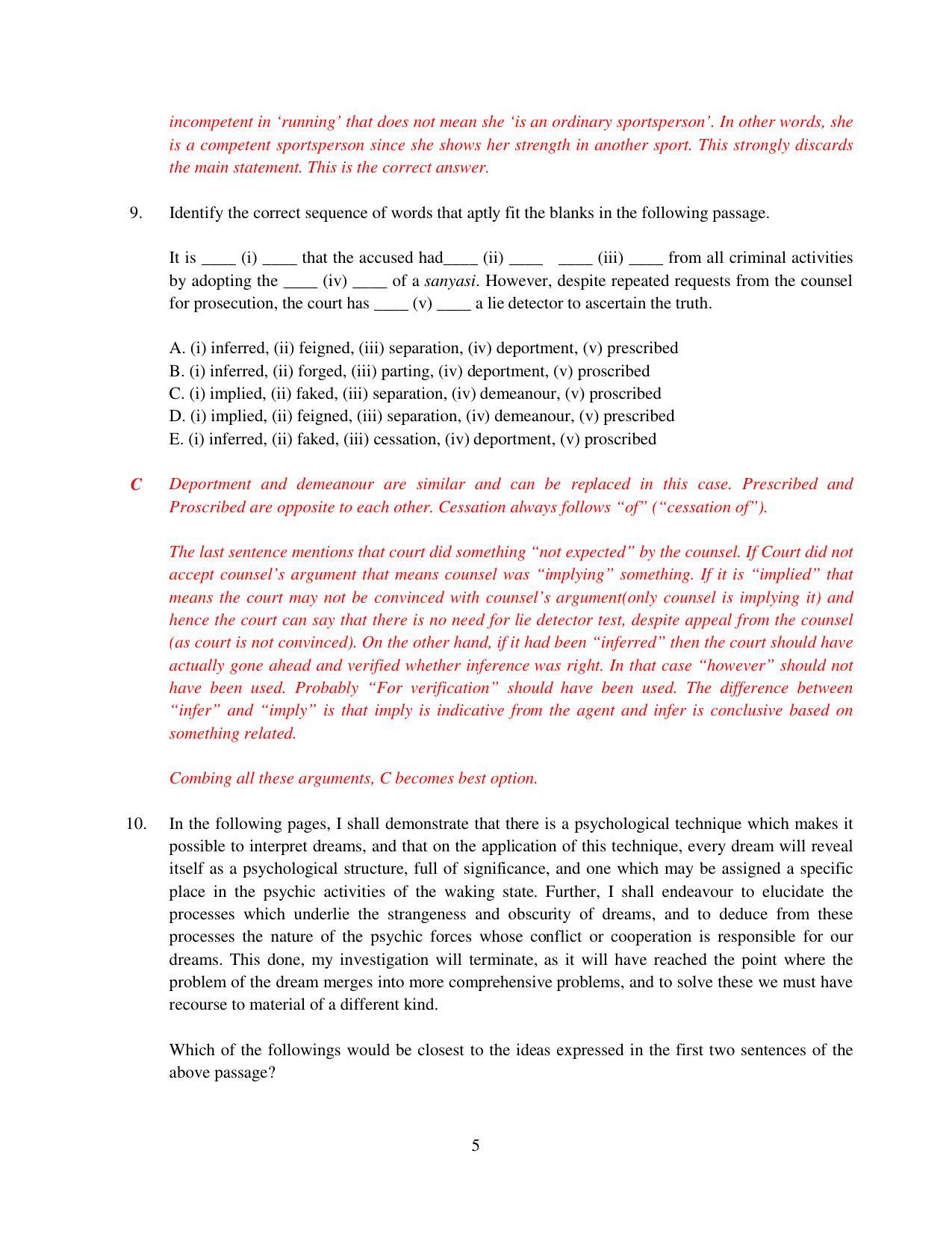 XAT 2015 Set A  Question Papers - Page 6