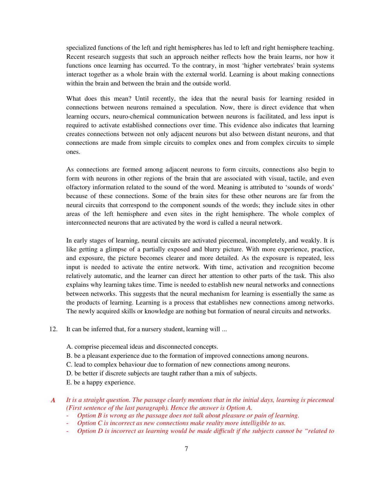 XAT 2015 Set A  Question Papers - Page 8