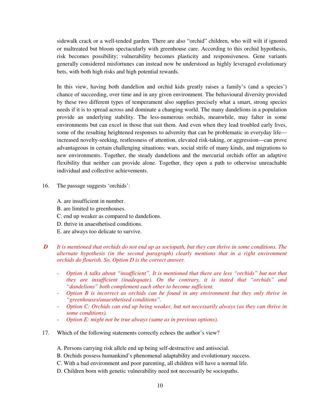 XAT 2015 Set A  Question Papers - Page 11