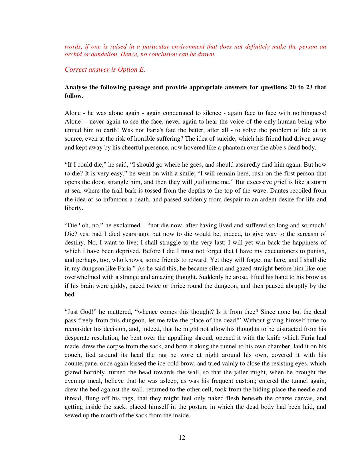 XAT 2015 Set A  Question Papers - Page 13