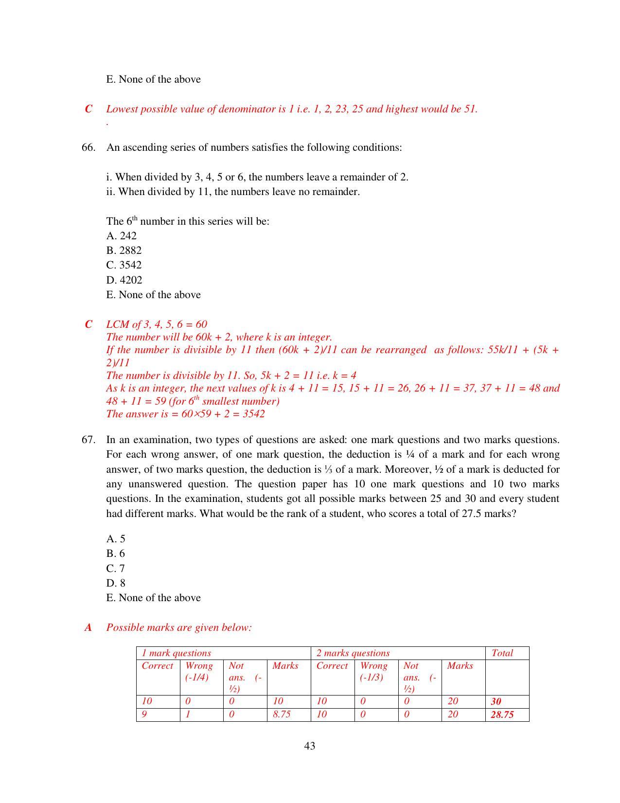 XAT 2015 Set A  Question Papers - Page 44