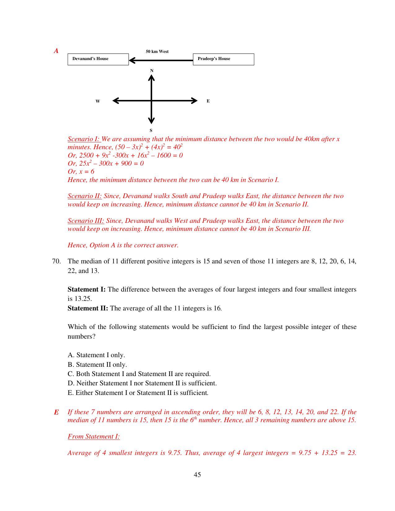 XAT 2015 Set A  Question Papers - Page 46
