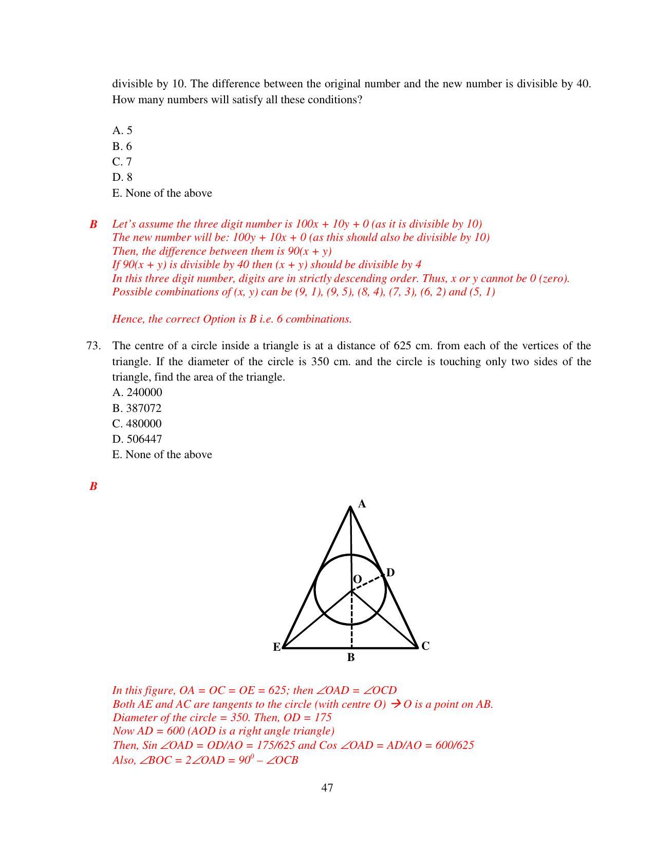 XAT 2015 Set A  Question Papers - Page 48
