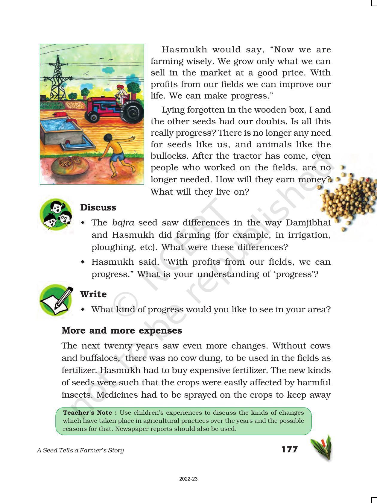 NCERT Book for Class 5 EVS Chapter 19 A Seed tells a Farmer’s Story - Page 4