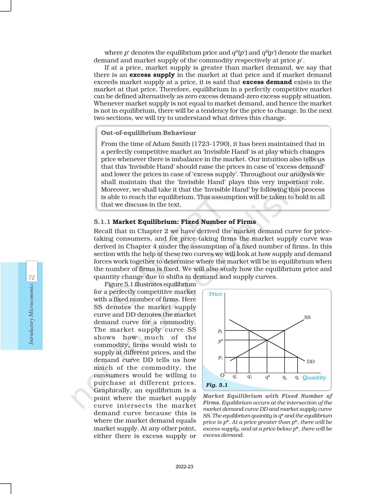 NCERT Book for Class 12 Economics (Microeconomics) Chapter 5 Market Equilibrium - Page 2