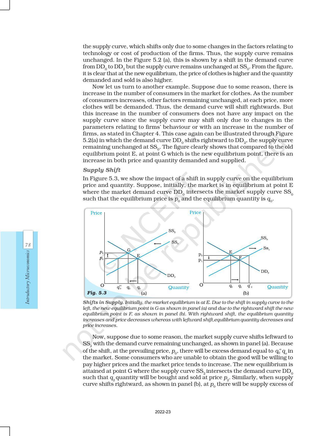 NCERT Book for Class 12 Economics (Microeconomics) Chapter 5 Market Equilibrium - Page 8