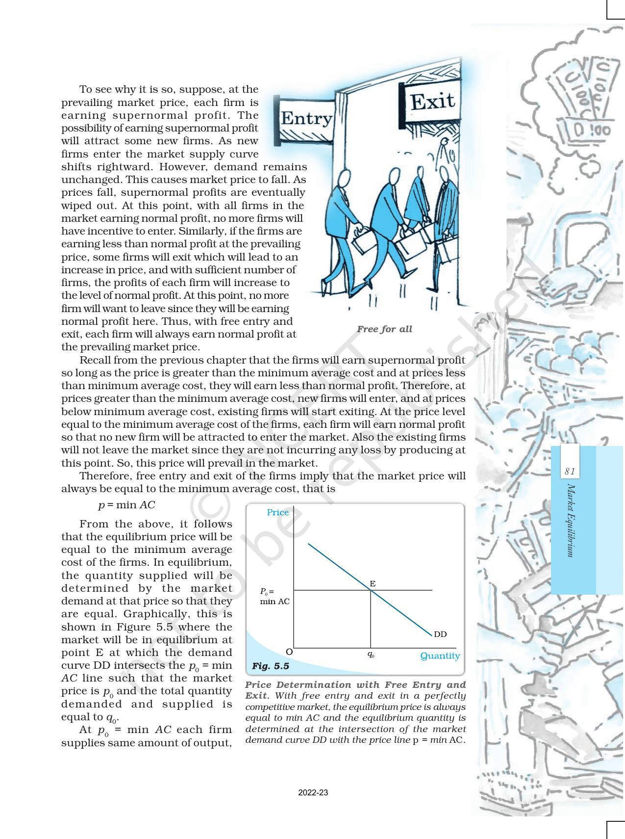 NCERT Book for Class 12 Economics (Microeconomics) Chapter 5 Market Equilibrium - Page 11