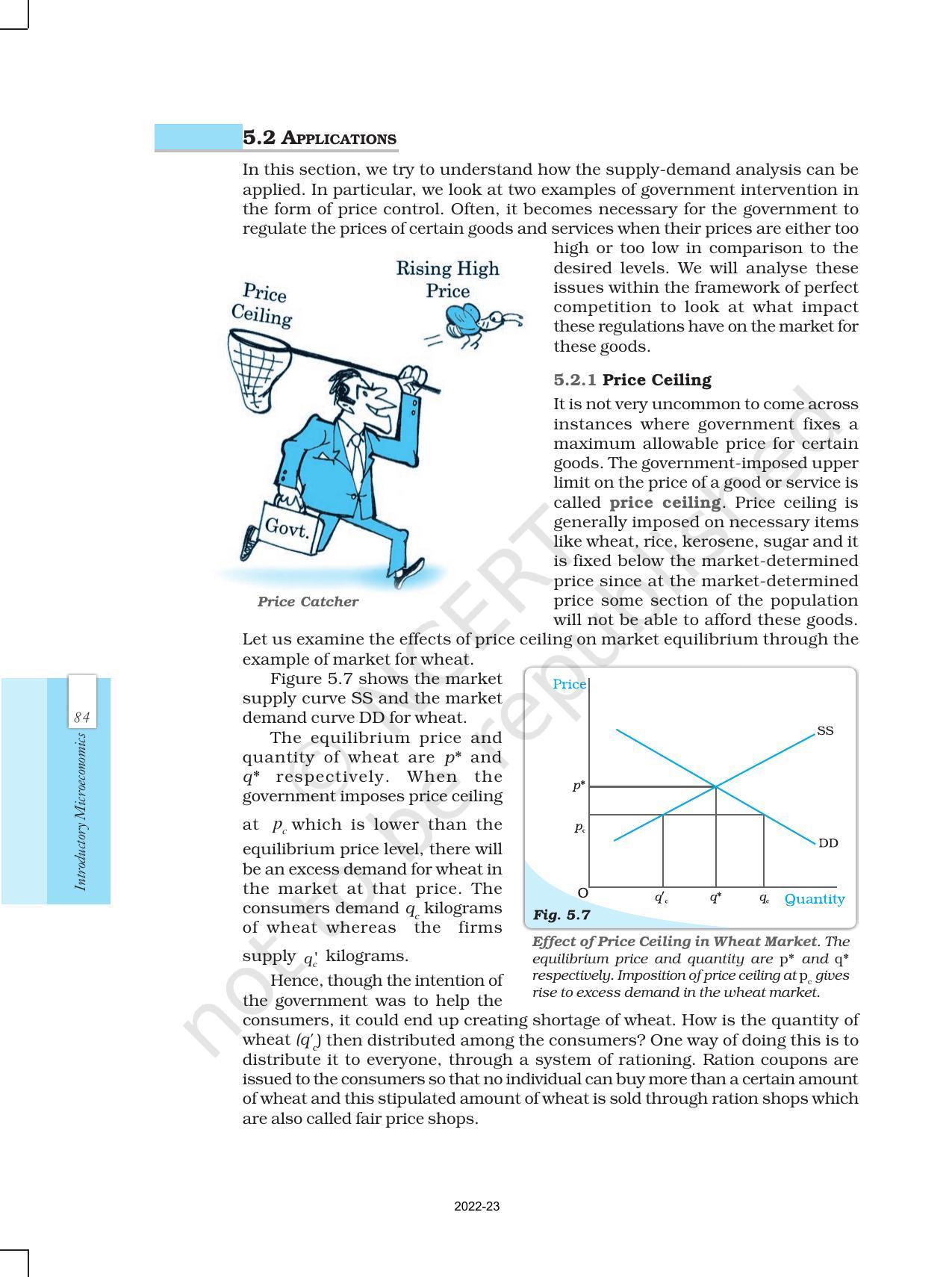 NCERT Book for Class 12 Economics (Microeconomics) Chapter 5 Market Equilibrium - Page 14