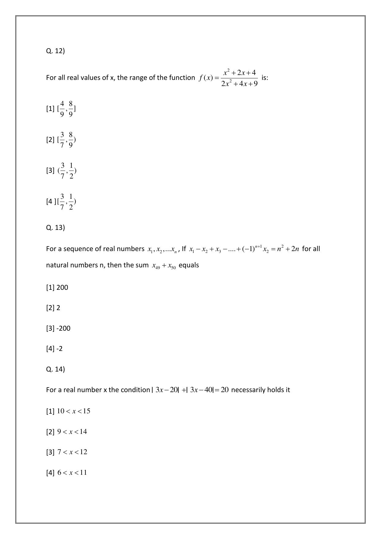 CAT 2022 CAT QA Slot 2 Question Paper - Page 4
