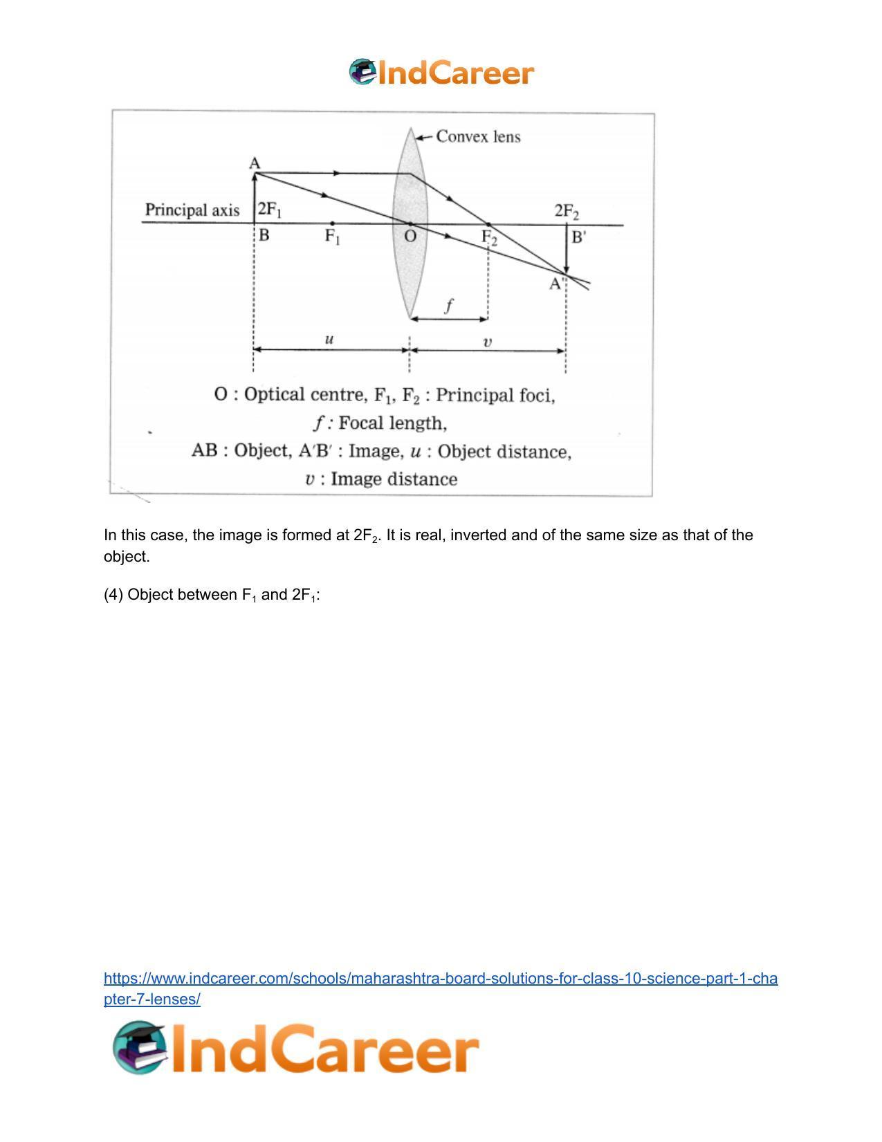 Maharashtra Board Solutions for Class 10- Science (Part 1): Chapter 7- Lenses - Page 51