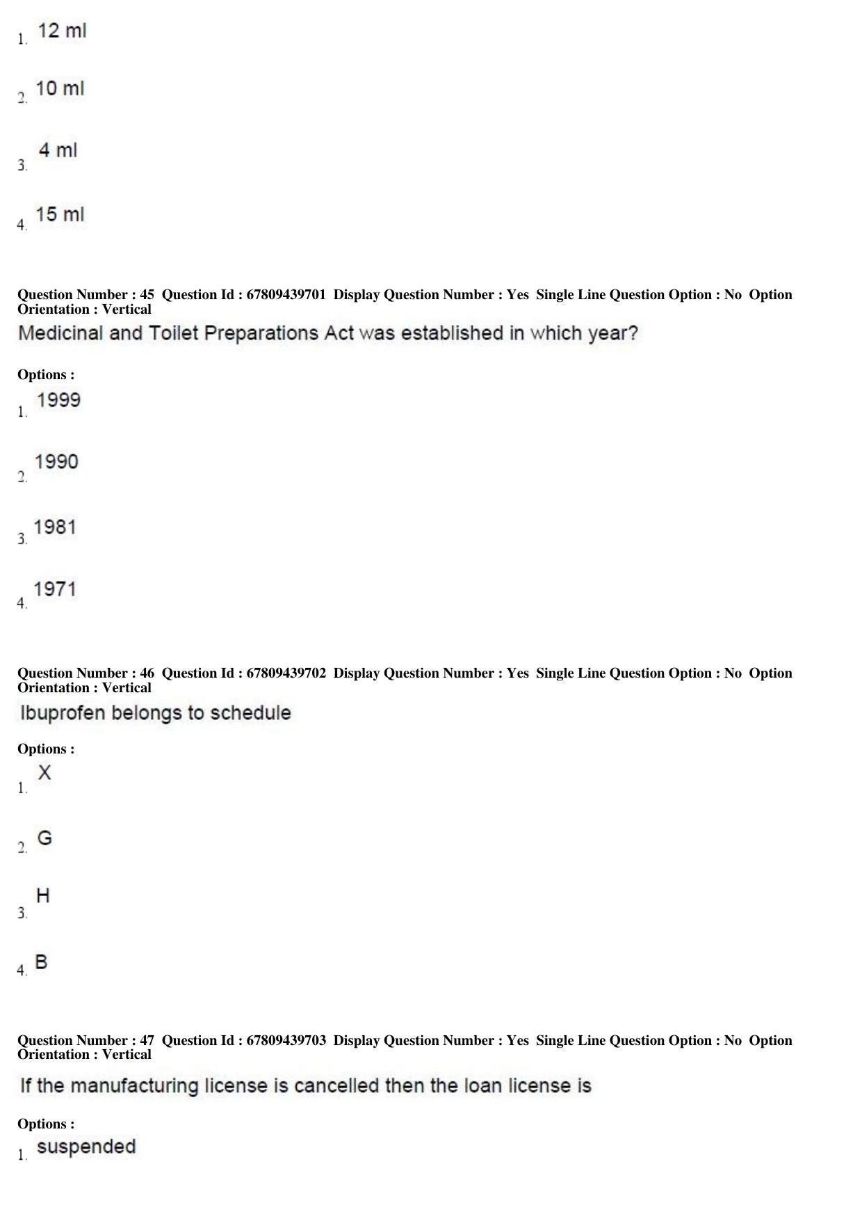 AP ECET 2019 - Pharmacy Question Paper With Preliminary Keys Shift1 - Page 15
