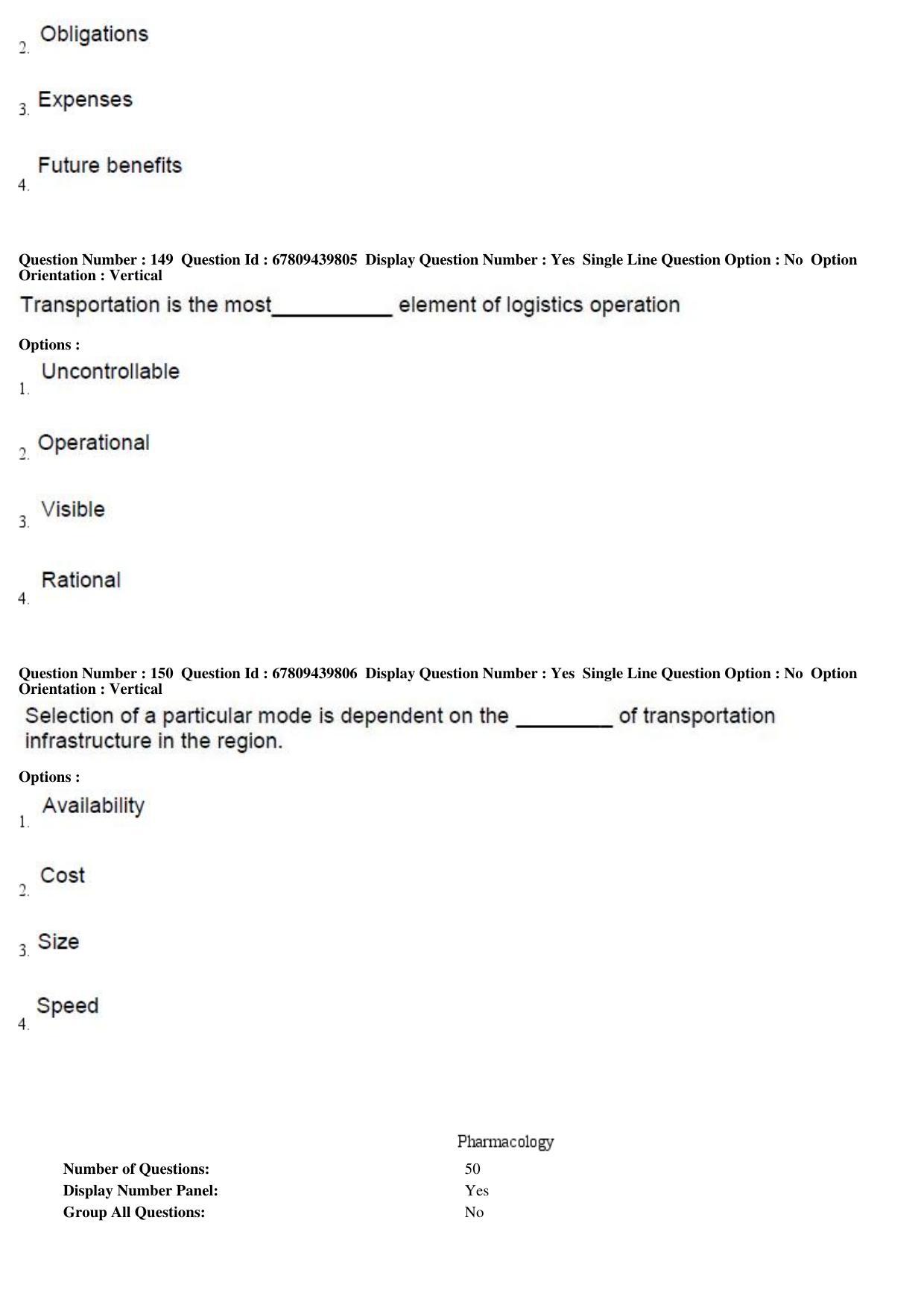AP ECET 2019 - Pharmacy Question Paper With Preliminary Keys Shift1 - Page 50