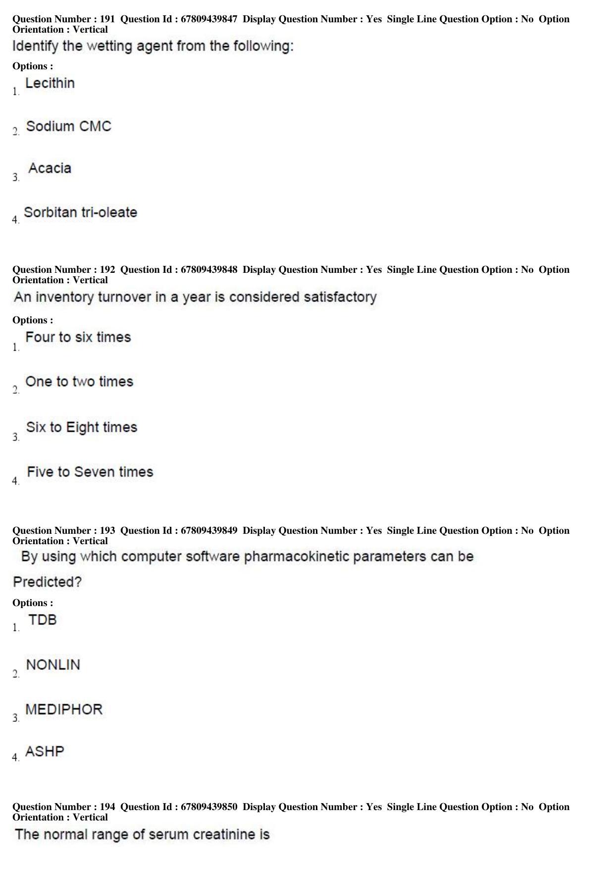 AP ECET 2019 - Pharmacy Question Paper With Preliminary Keys Shift1 - Page 64