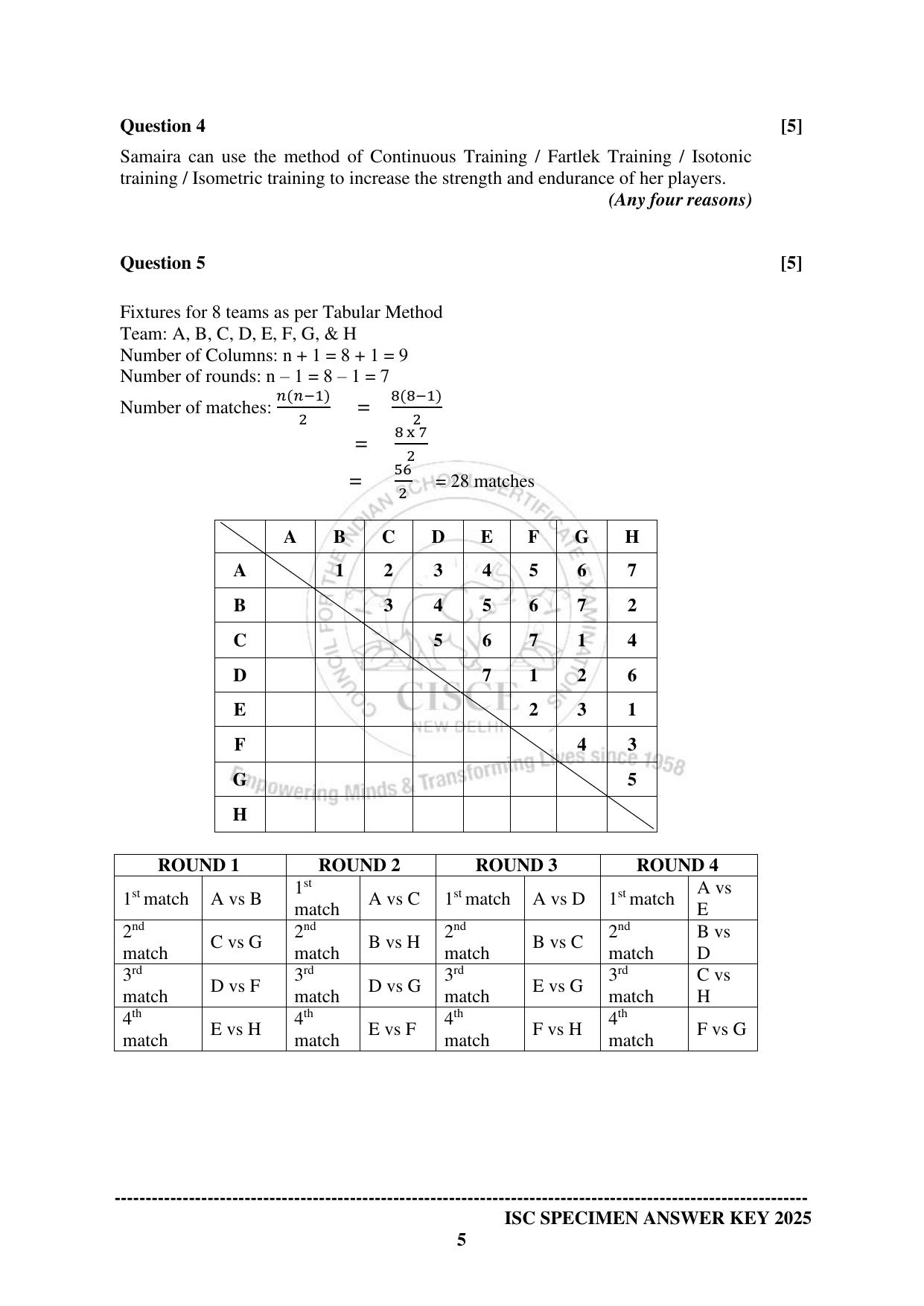 ISC Class 12 2025 PHYSICAL EDUCATION Paper-1 (SQP & AK) Specimen Paper - Page 14