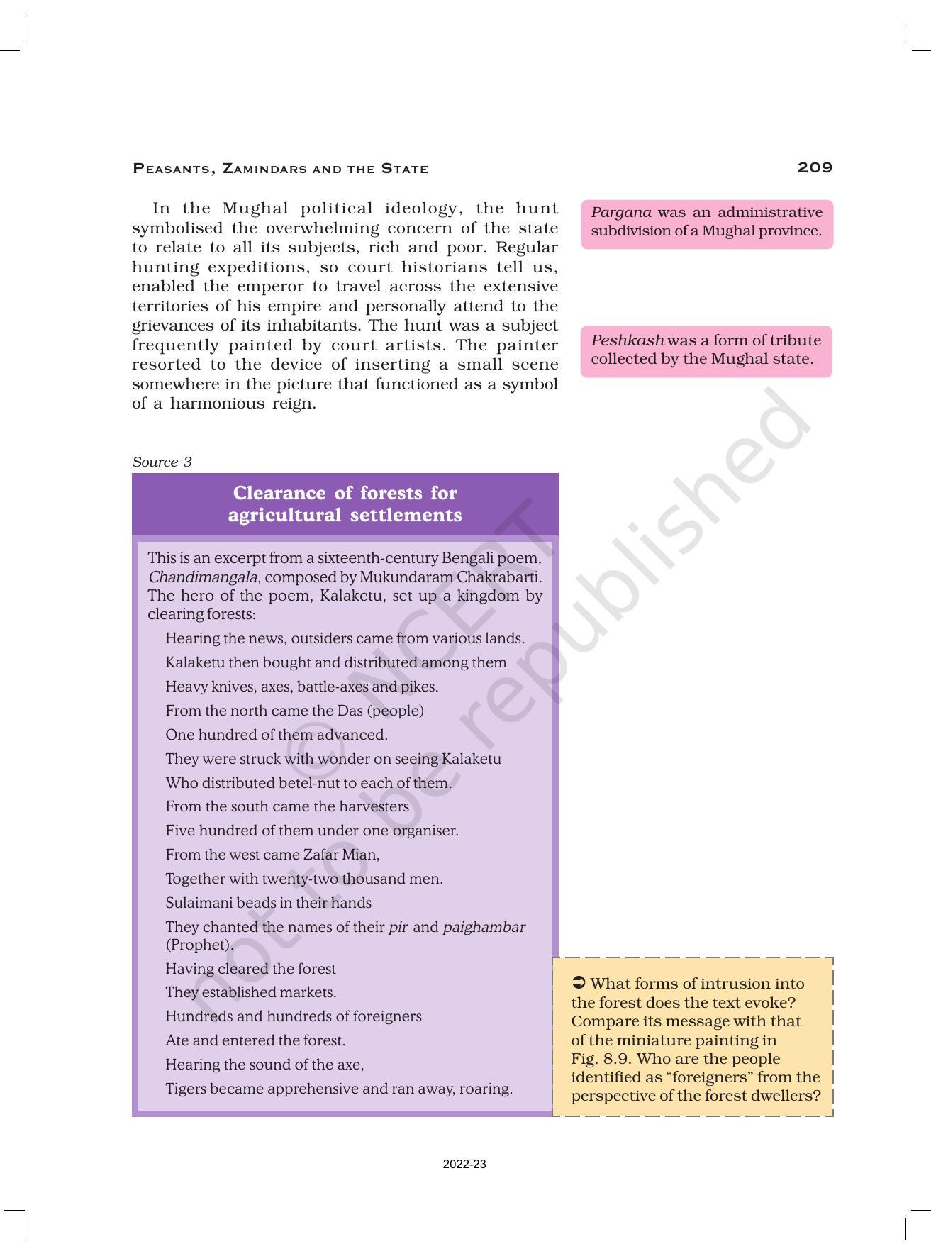 NCERT Book for Class 12 History (Part-II) Chapter 8 Peasants, Zamindars, and the State - Page 14