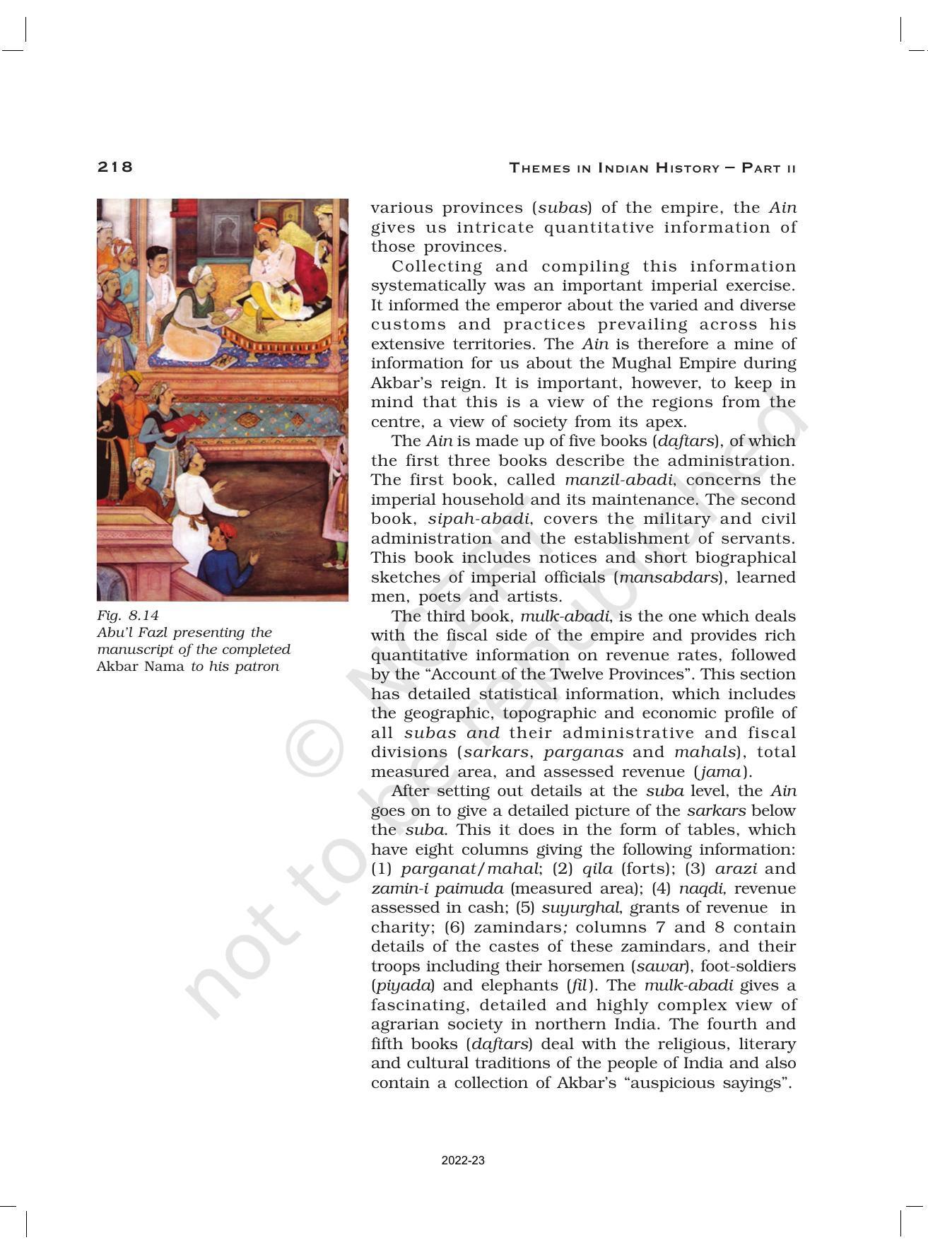NCERT Book for Class 12 History (Part-II) Chapter 8 Peasants, Zamindars, and the State - Page 23