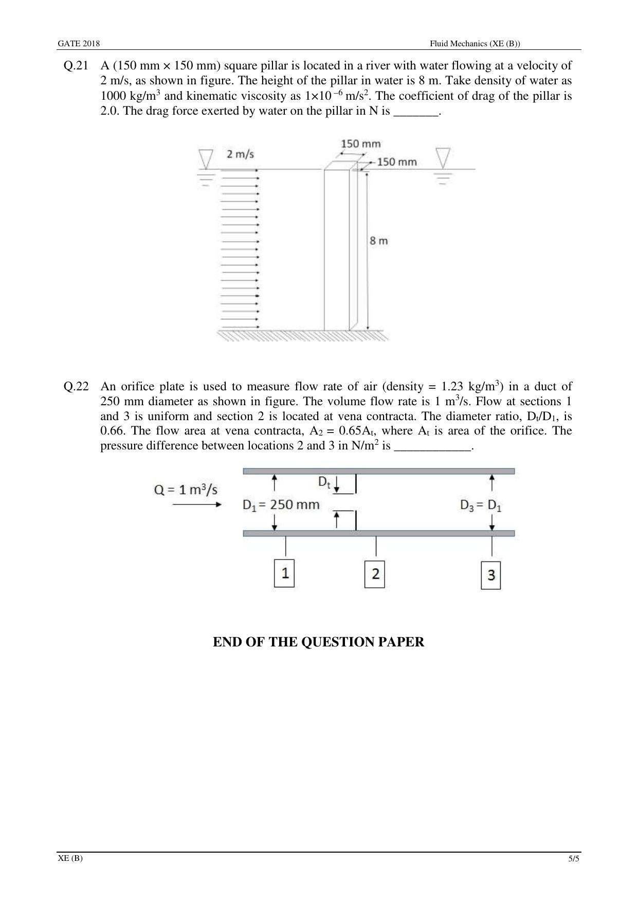 GATE 2018 Engineering Sciences (XE) Question Paper with Answer Key - Page 9