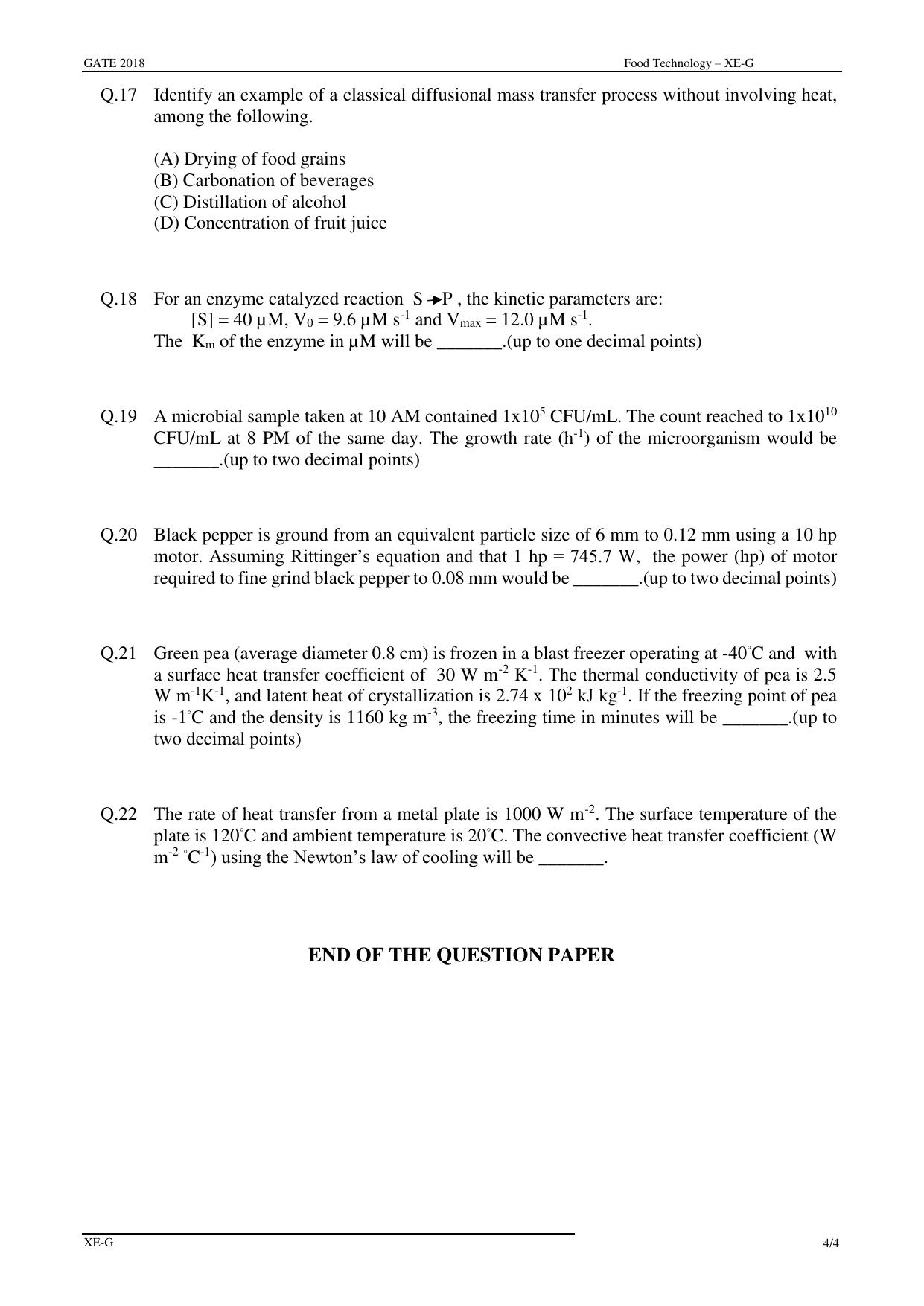 GATE 2018 Engineering Sciences (XE) Question Paper with Answer Key - Page 35