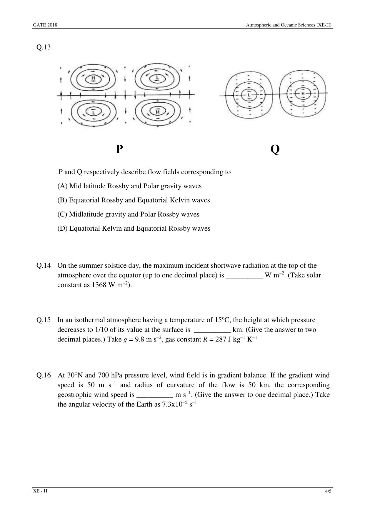 GATE 2018 Engineering Sciences (XE) Question Paper with Answer Key - Page 39