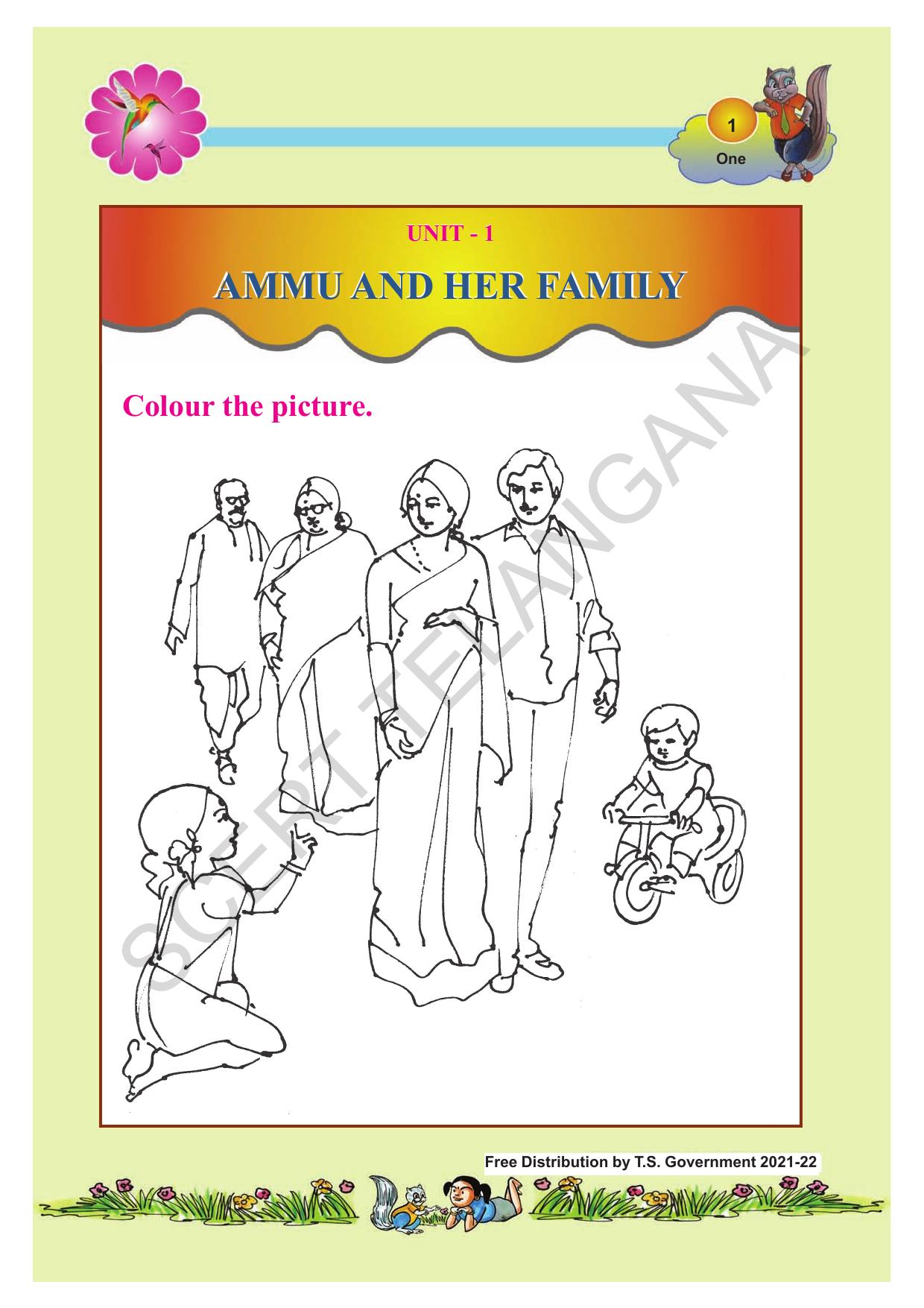 TS SCERT Class 1 English (Telugu Medium) Text Book - Page 9