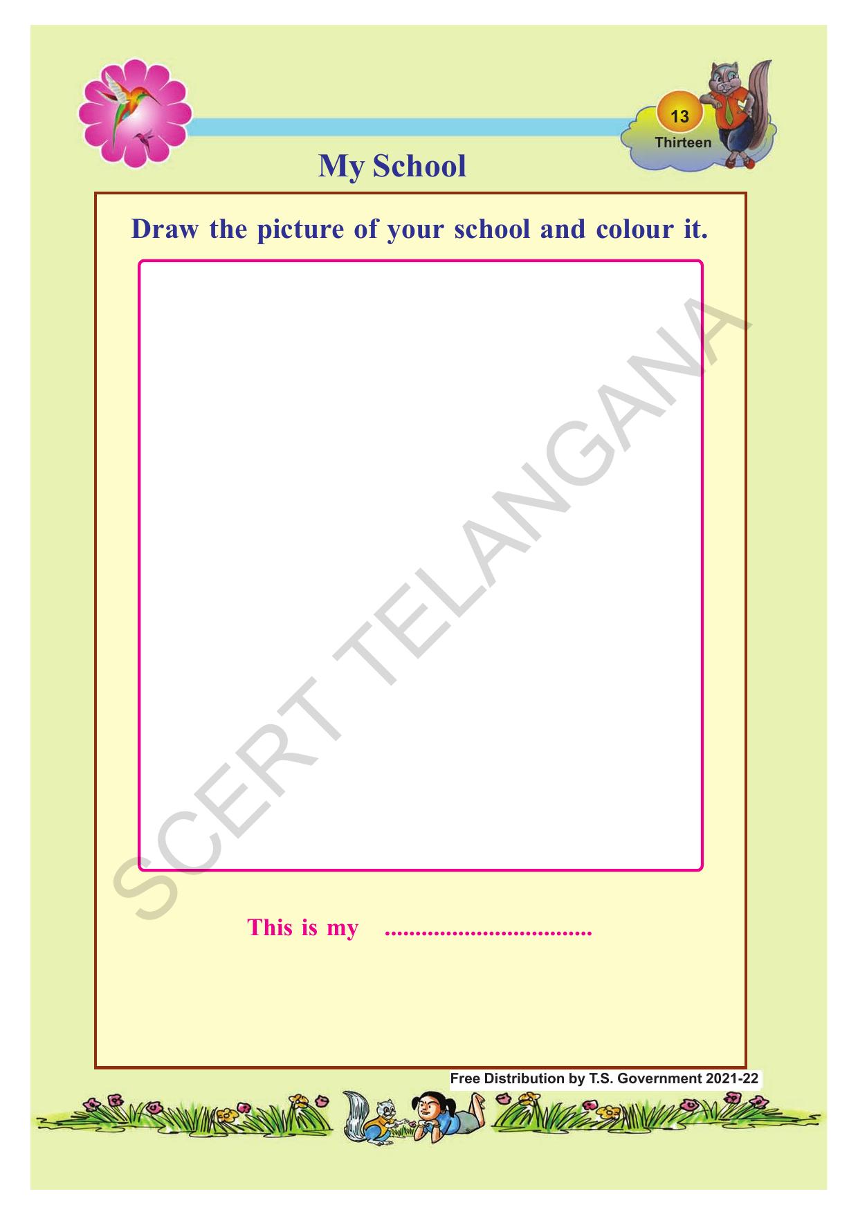 TS SCERT Class 1 English (Telugu Medium) Text Book - Page 21