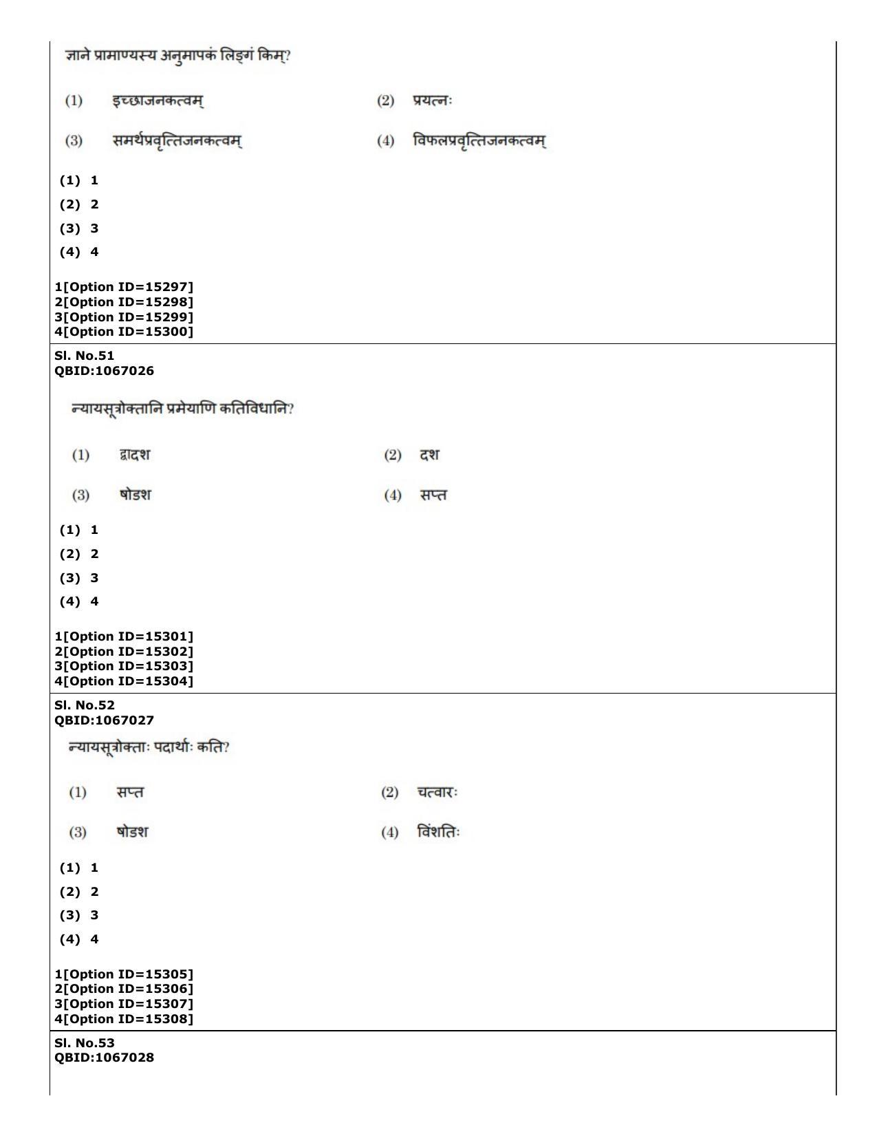CUET (PG) 2022: PGQP-64 Nyaya Vaisheshika Prachin Nyaya (06-09-2022) Question Paper - Page 34