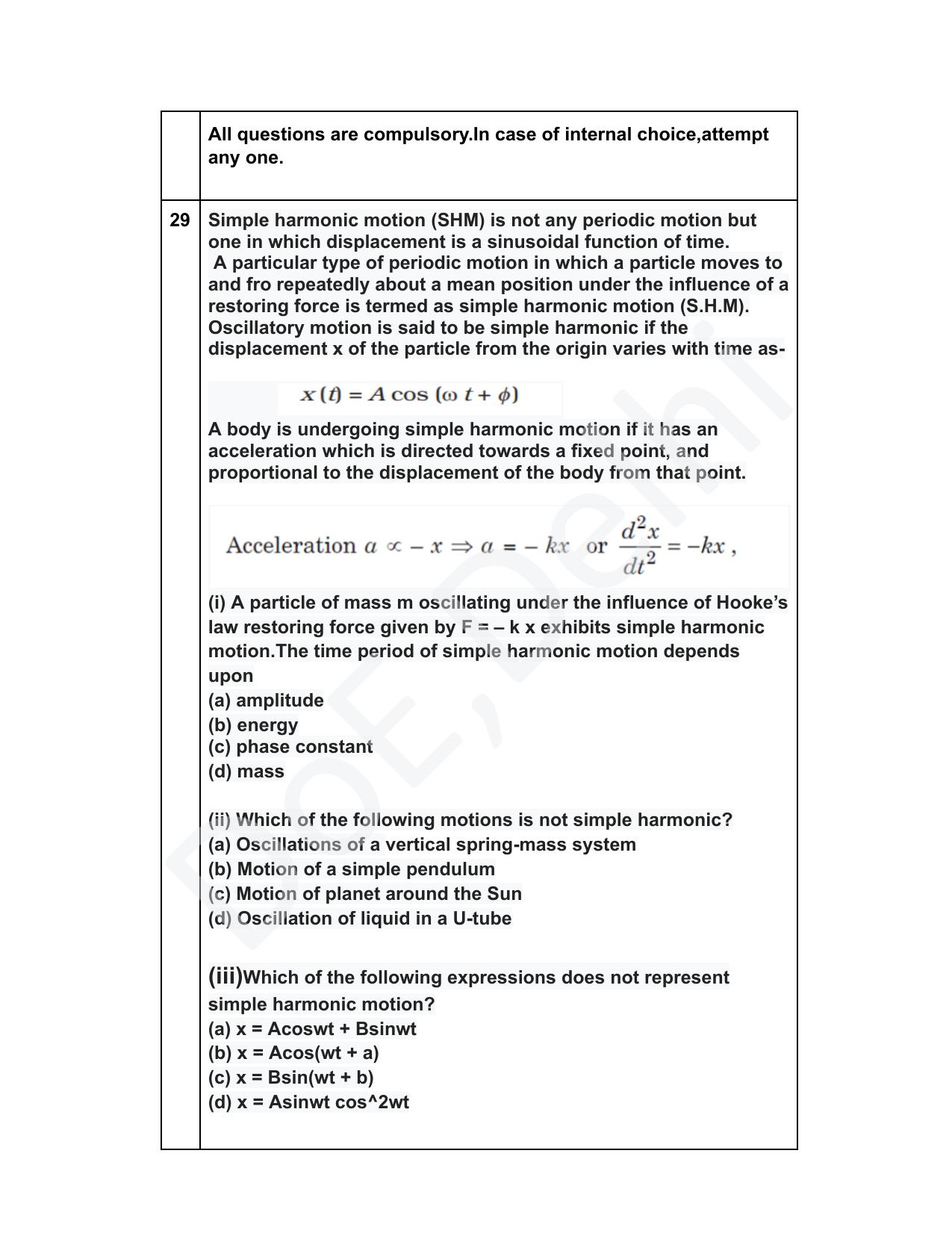Edudel Class 11 Physics (English) Practice Papers-2 (2023-24) - Page 6