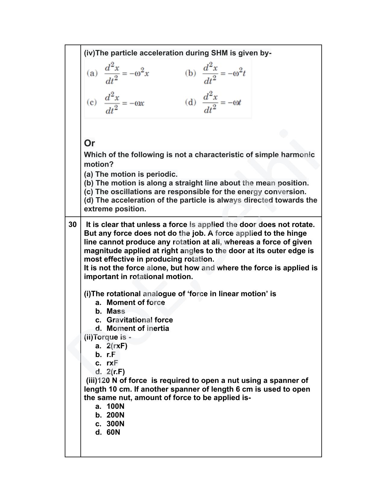 Edudel Class 11 Physics (English) Practice Papers-2 (2023-24) - Page 7