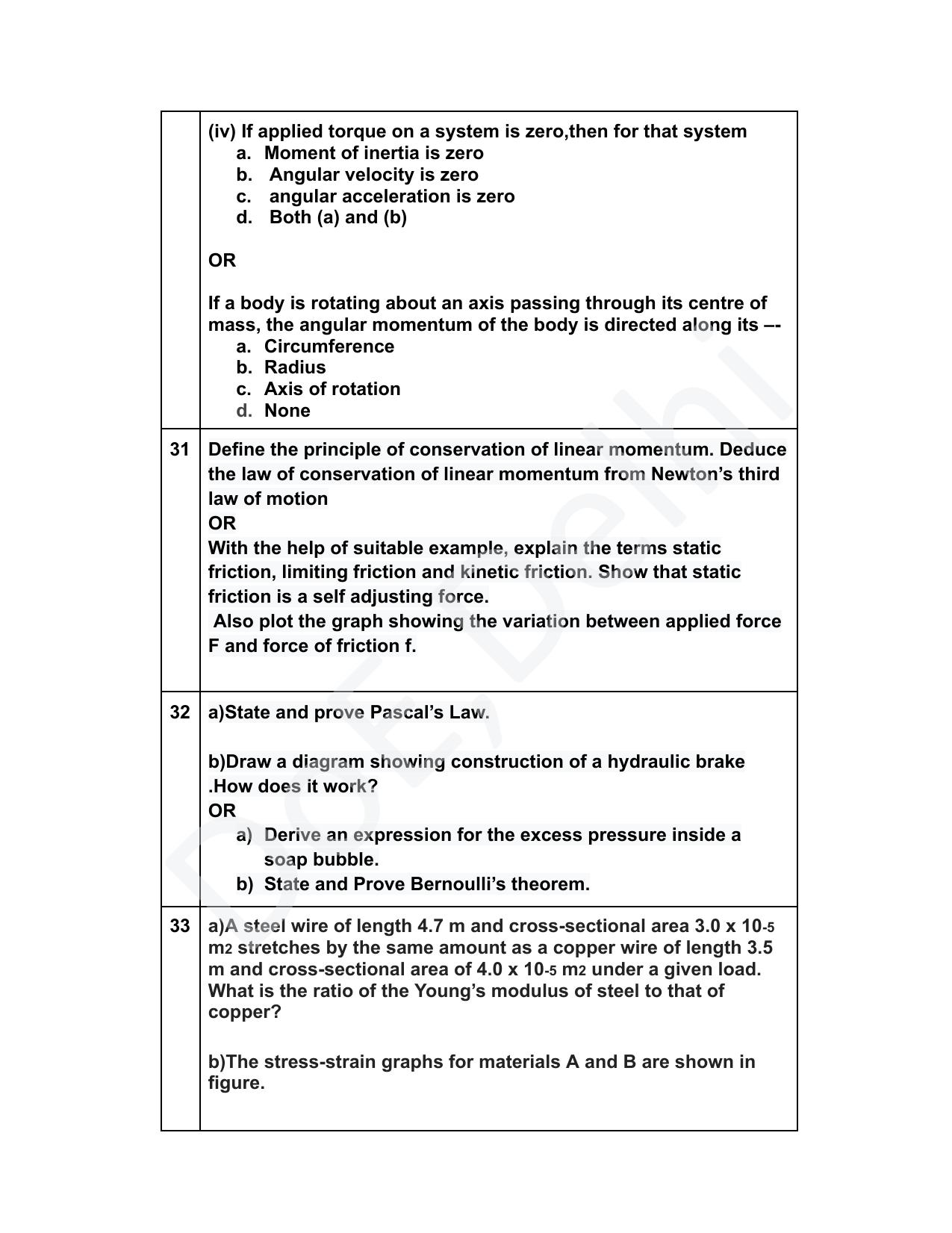 Edudel Class 11 Physics (English) Practice Papers-2 (2023-24) - Page 8