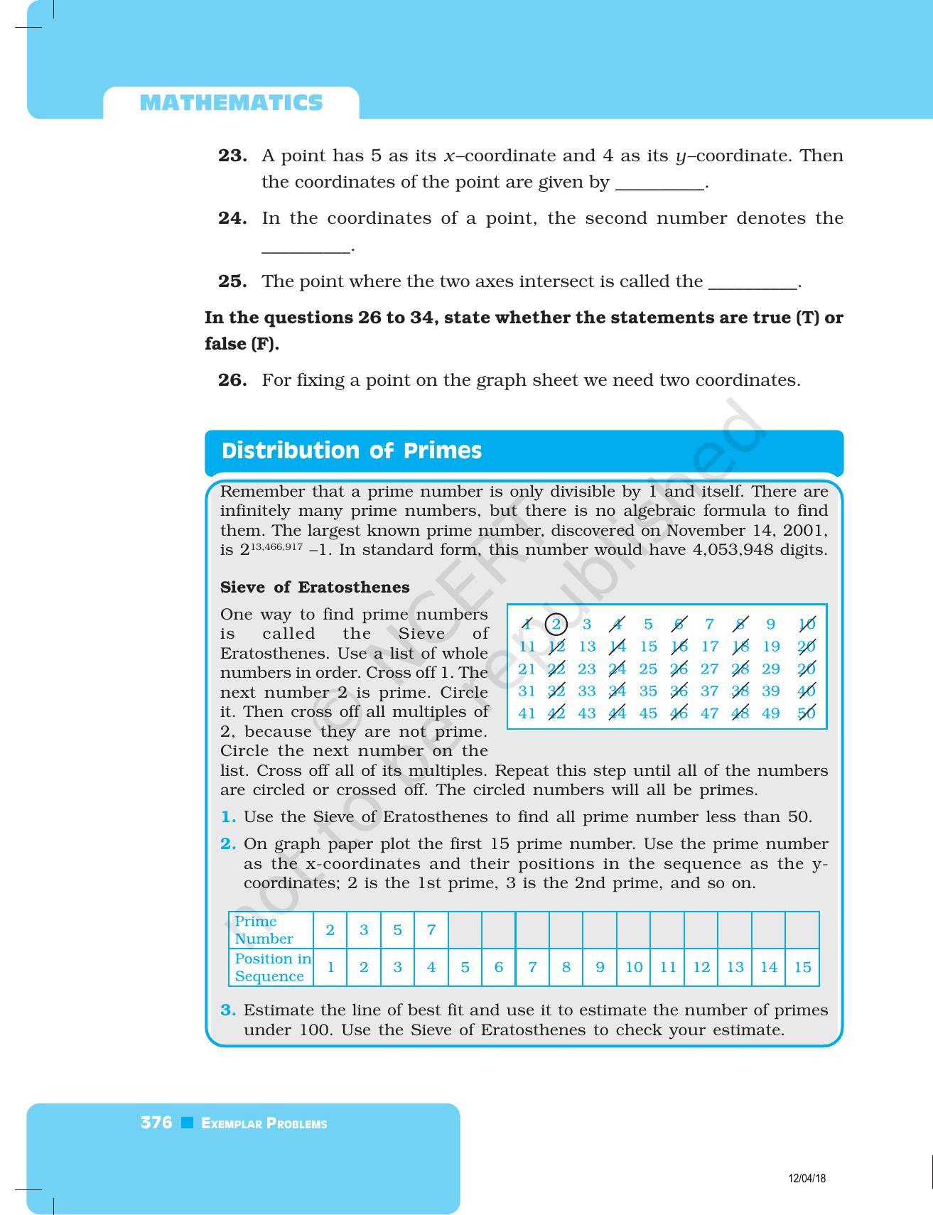 NCERT Exemplar Book for Class 8 Maths: Chapter 12- Introduction to Graphs - Page 12