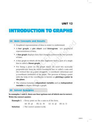 NCERT Exemplar Book for Class 8 Maths: Chapter 12- Introduction to Graphs