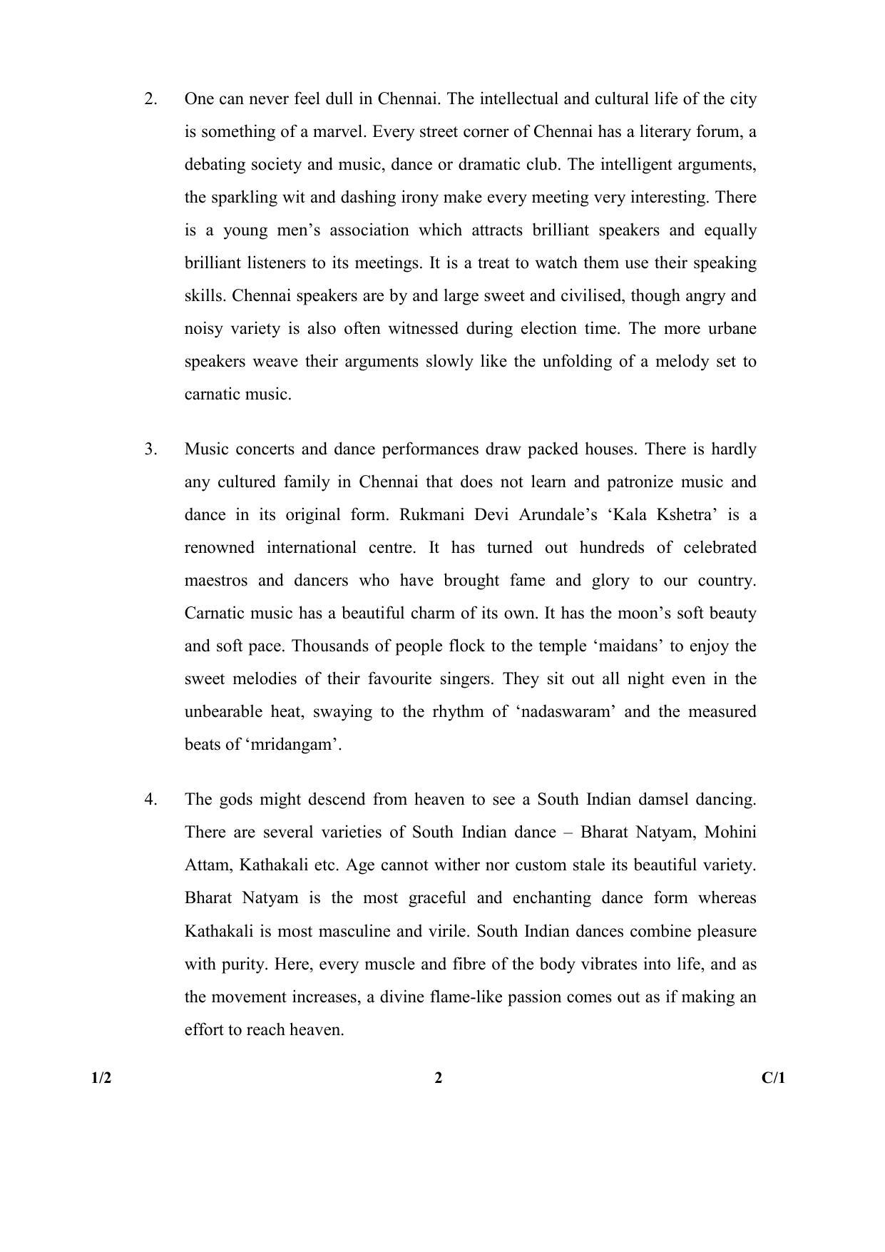 CBSE Class 12 1-2(English Core) 2018 Compartment Question Paper - Page 2