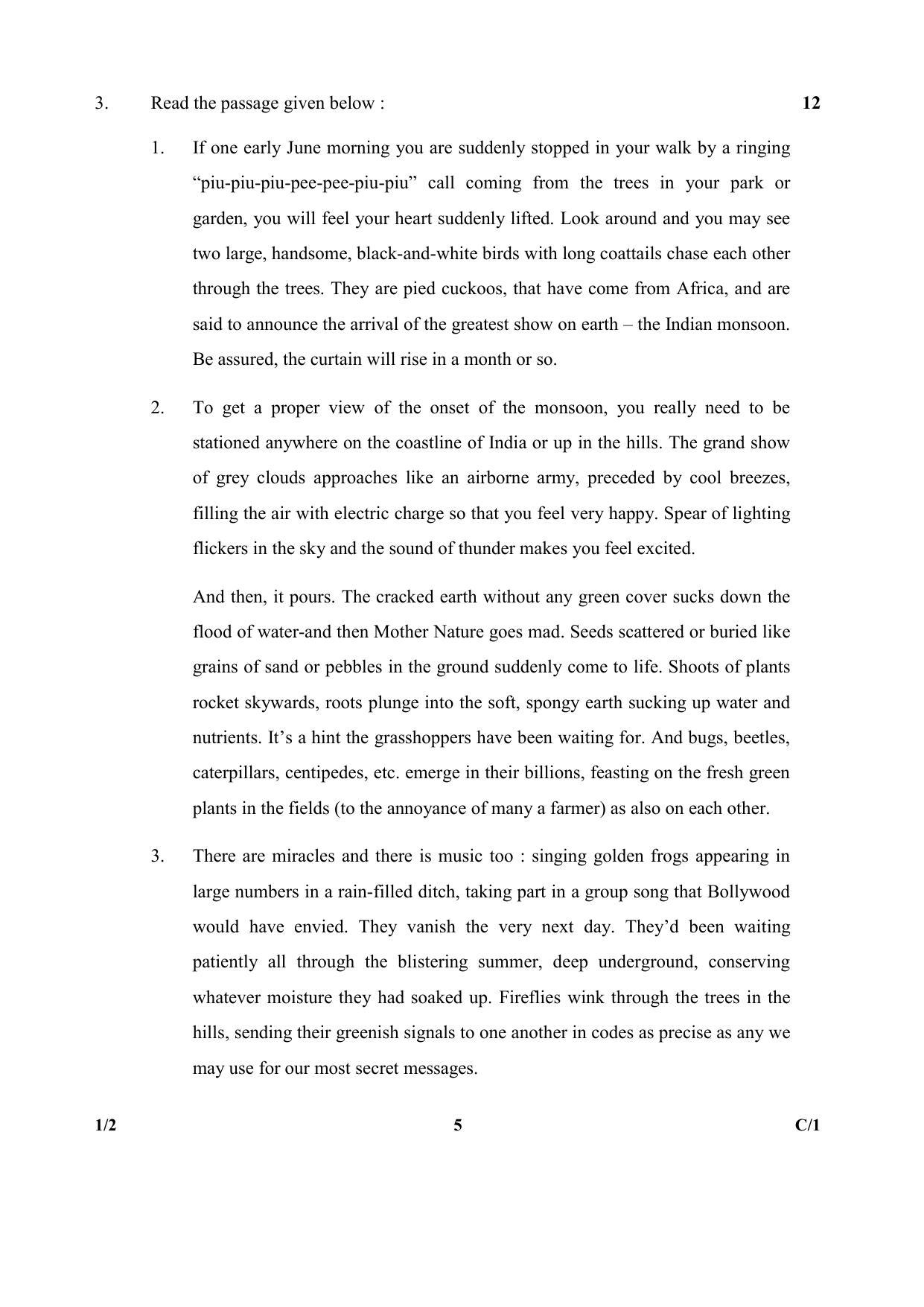 CBSE Class 12 1-2(English Core) 2018 Compartment Question Paper - Page 5