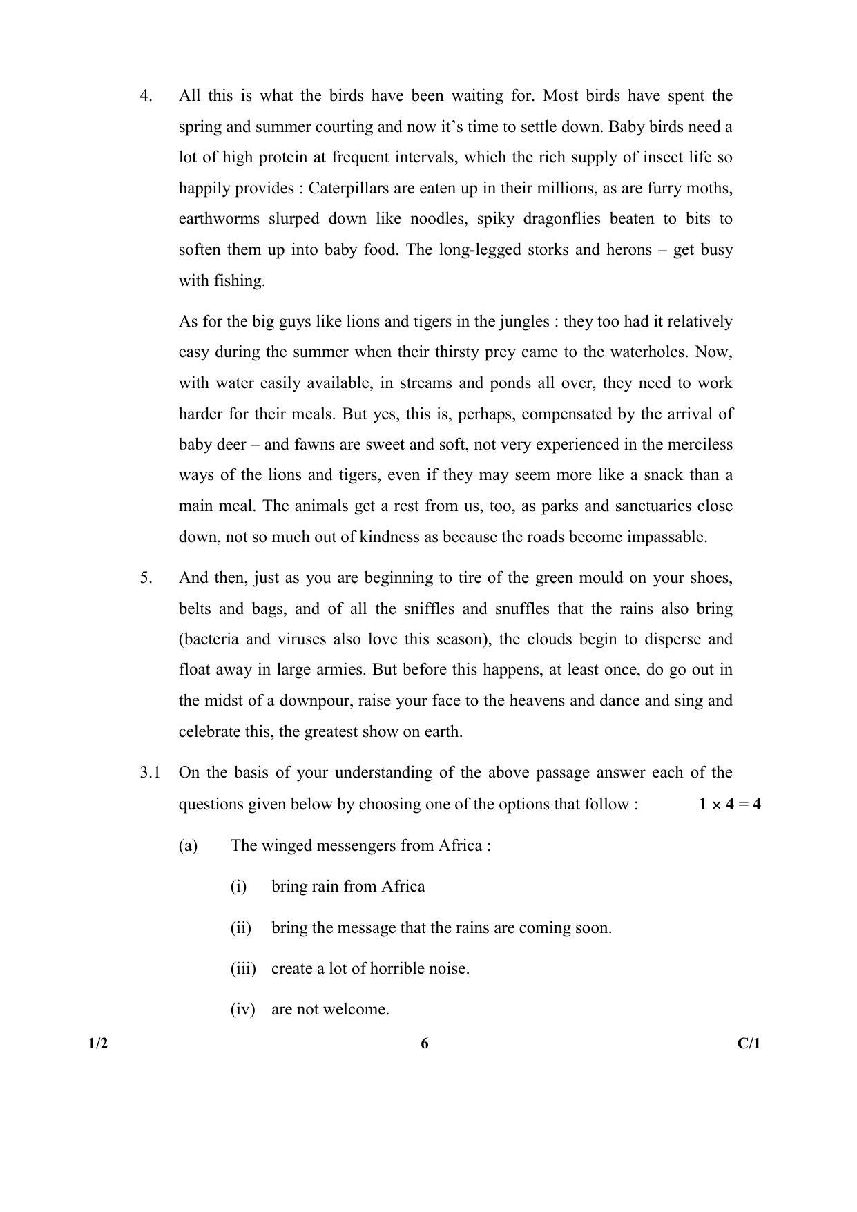 CBSE Class 12 1-2(English Core) 2018 Compartment Question Paper - Page 6