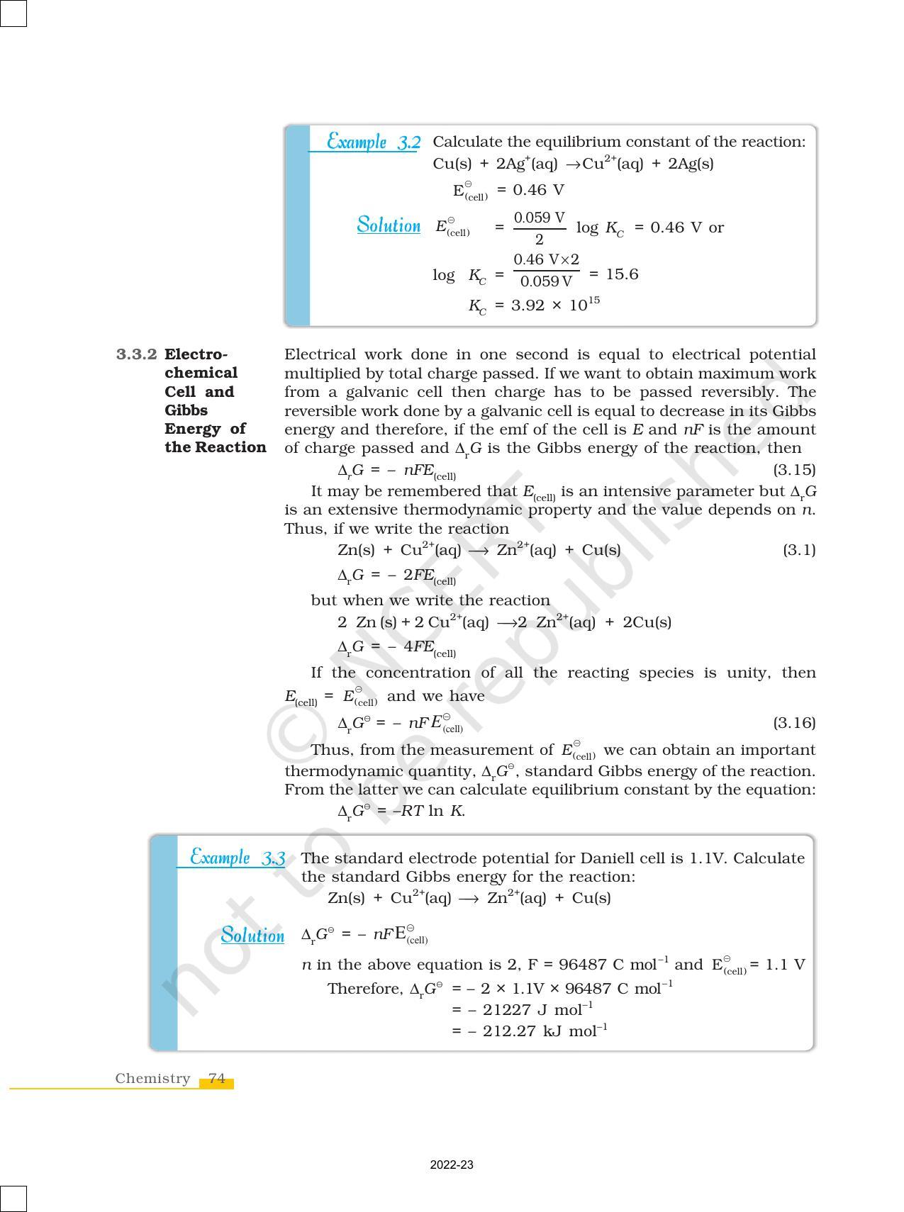 NCERT Book for Class 12 Chemistry Chapter 3 Electrochemistry - Page 10