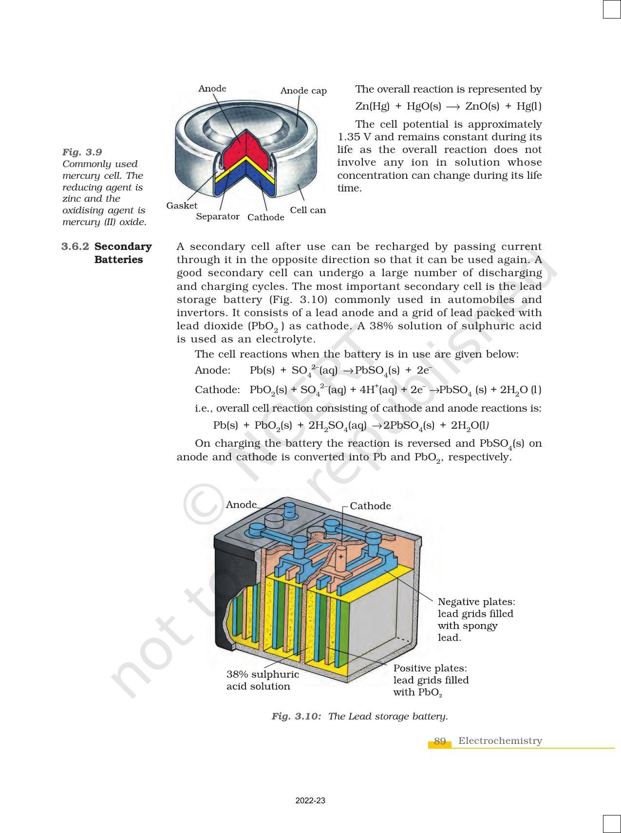 NCERT Book for Class 12 Chemistry Chapter 3 Electrochemistry - Page 25