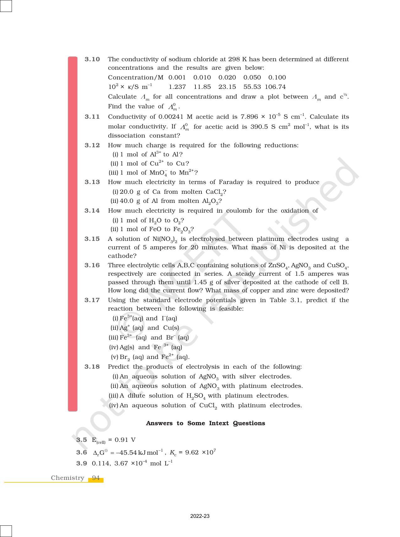 NCERT Book for Class 12 Chemistry Chapter 3 Electrochemistry - Page 30