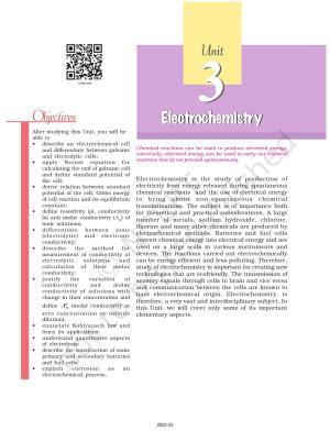 NCERT Book for Class 12 Chemistry Chapter 3 Electrochemistry