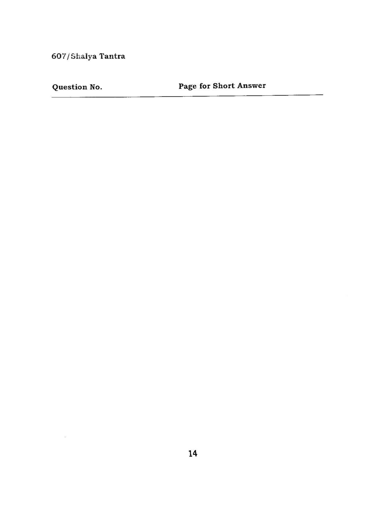 BHU RET SHALYA TANTRA 2015 Question Paper - Page 14