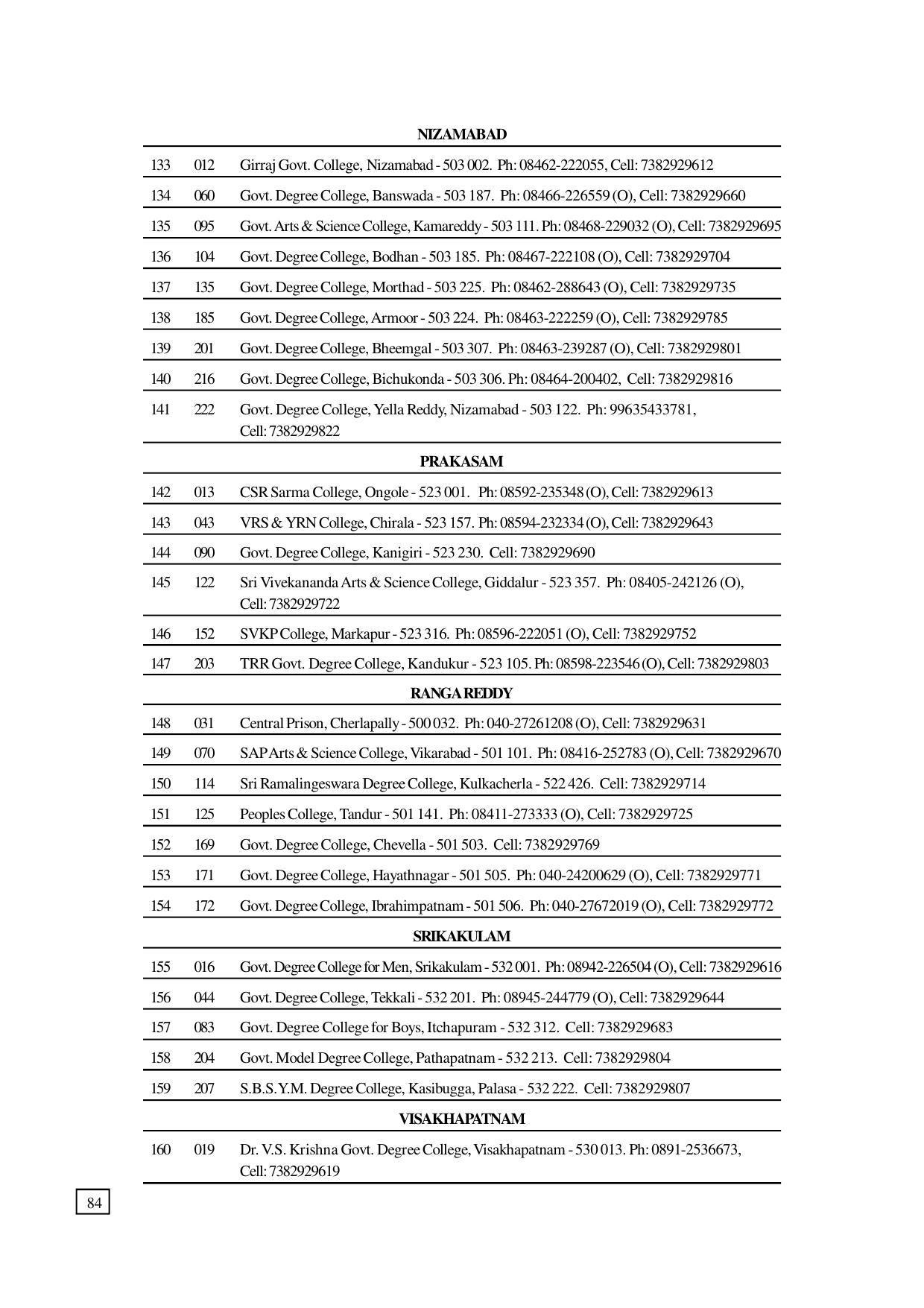 Dr. B.R. Ambedkar Open University (BRAOU) Hyderabad UG Prospectus - Page 92