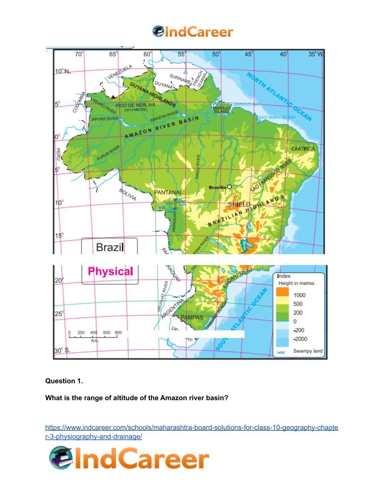 Maharashtra Board Solutions for Class 10- Geography: Chapter 3- Physiography and Drainage - Page 17