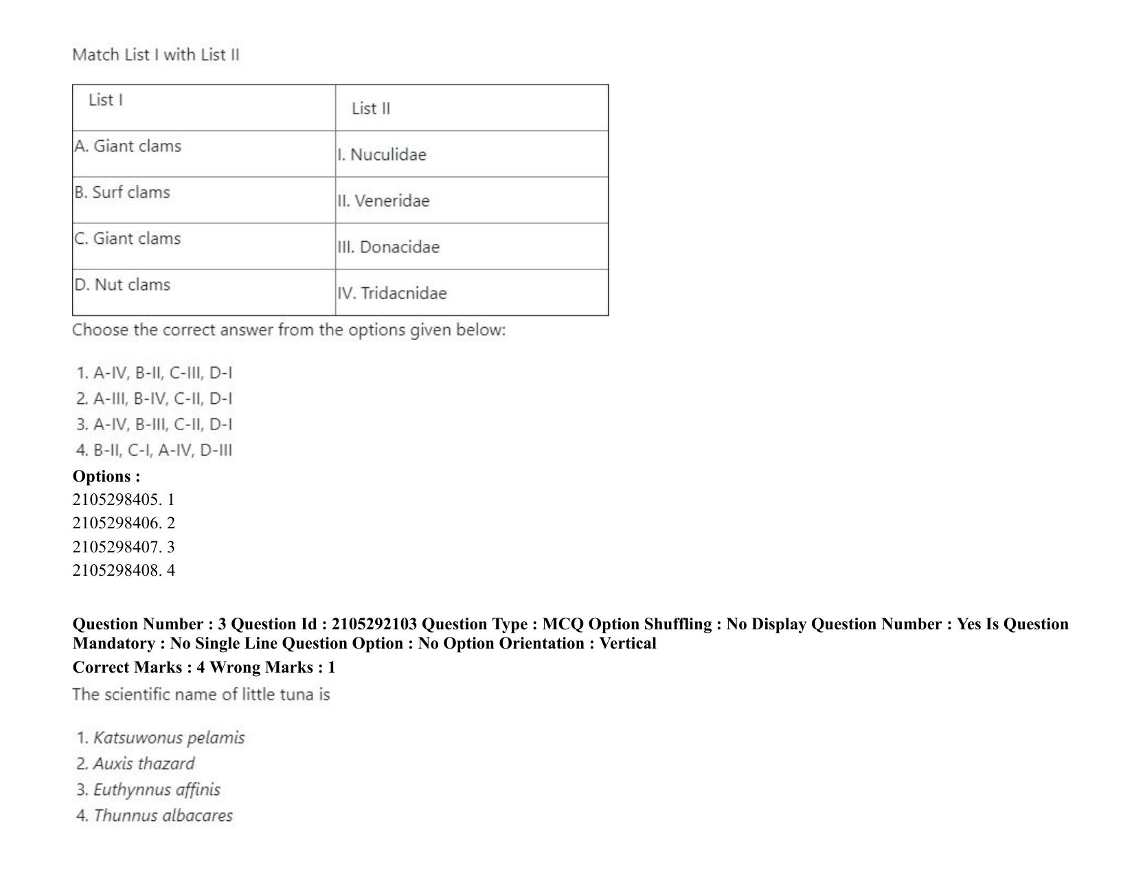 ICAR AIEEA PG 2020 FISHERIES SCIENCES Question Paper - Page 3